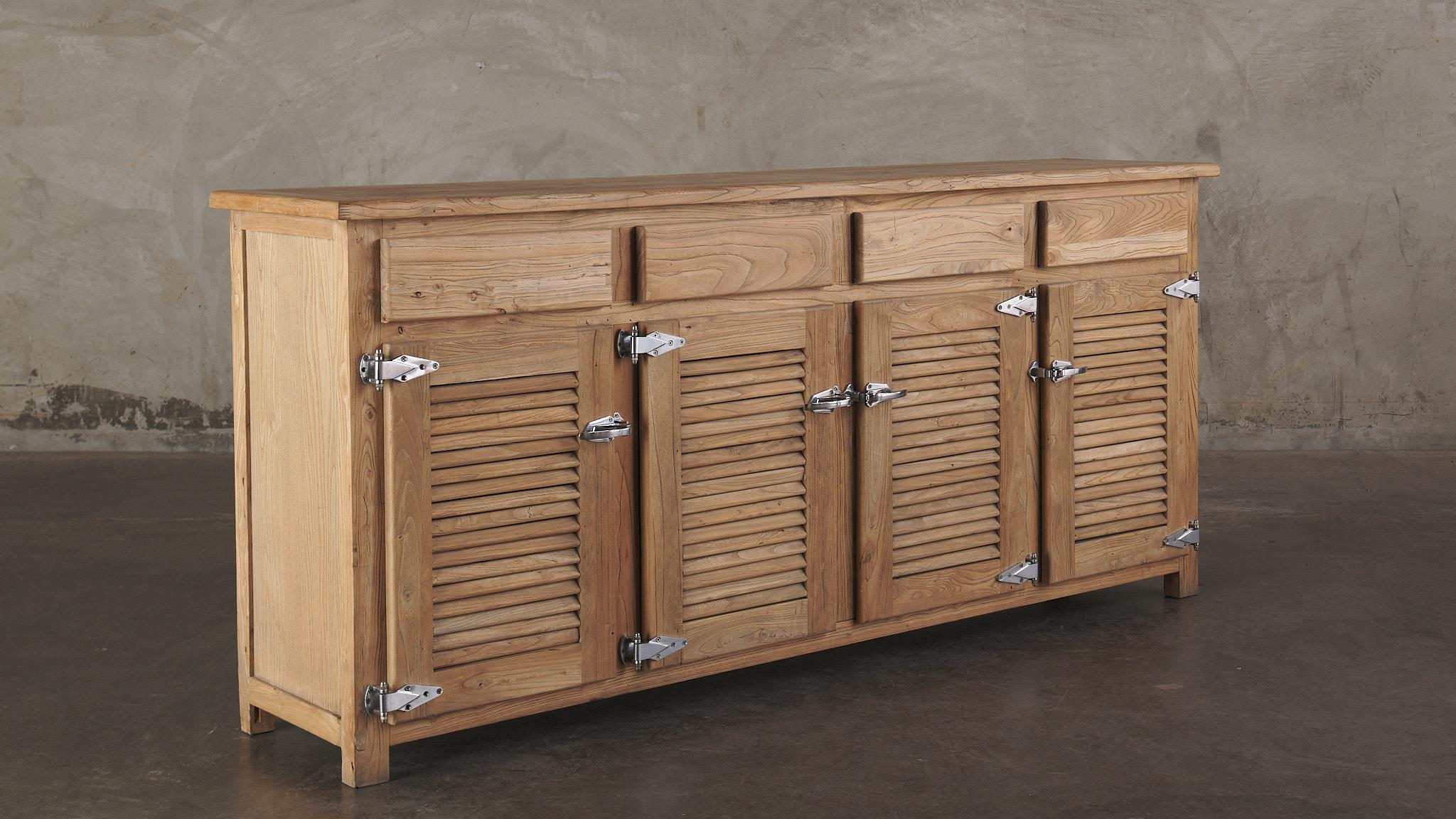 Uruguayan Wilson Tobal Oakwood Credenza For Sale