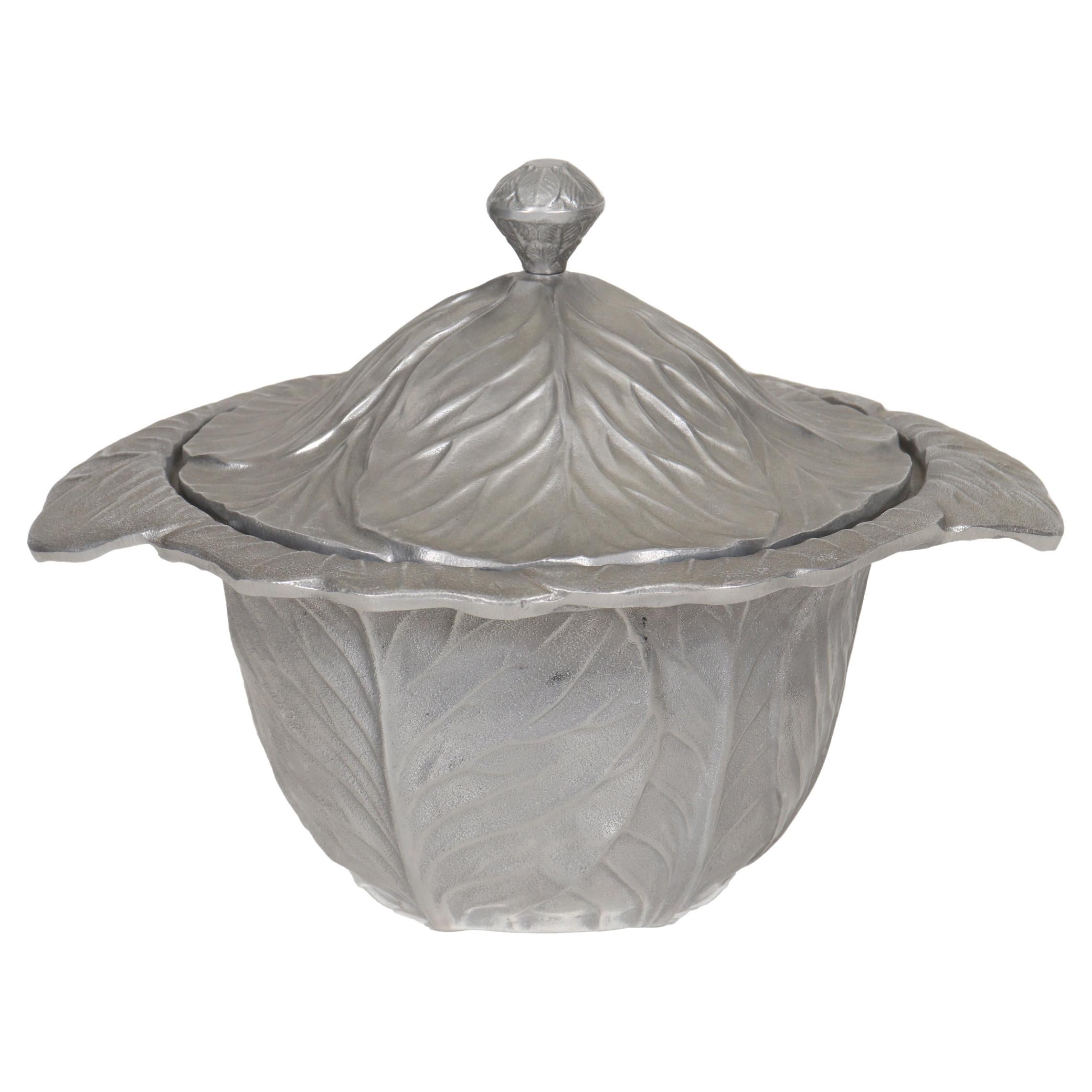 Wilton Armetale Lidded Cabbage Dish