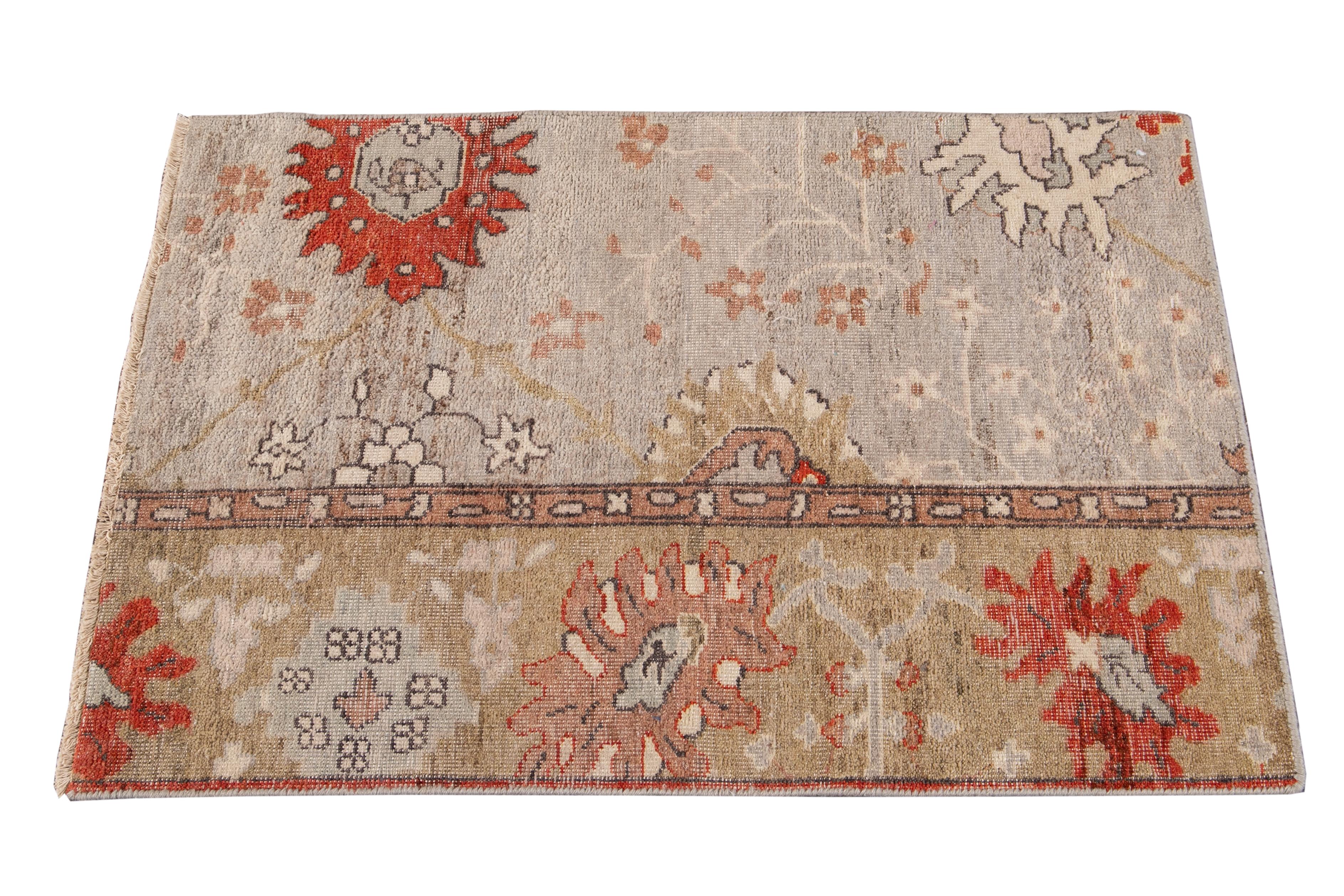 Alfombra moderna de lana tejida a mano de la colección Wilton Moderno en venta