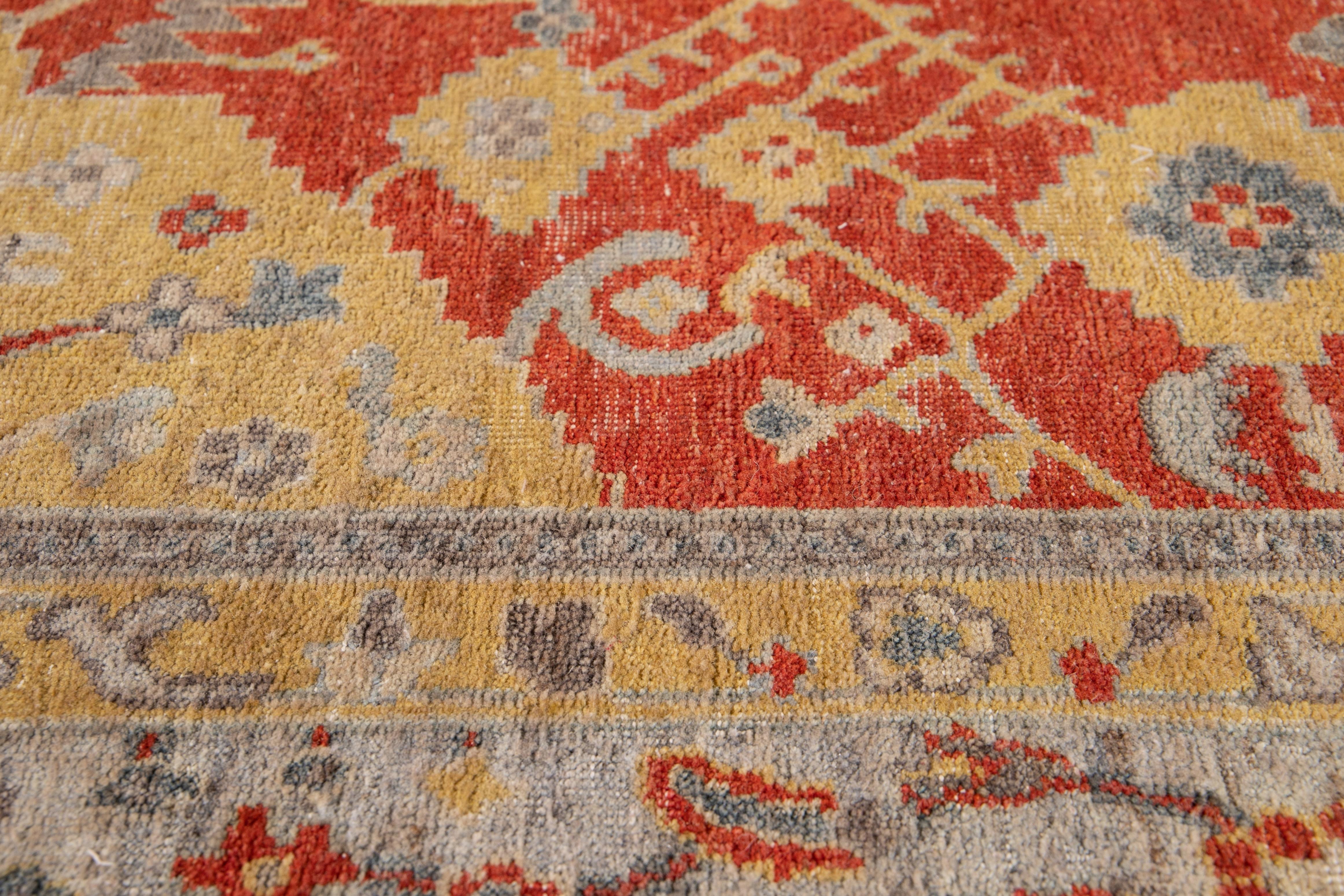 Wilton Kollektion Handgewebter moderner Teppich aus Wolle im Zustand „Neu“ im Angebot in Norwalk, CT