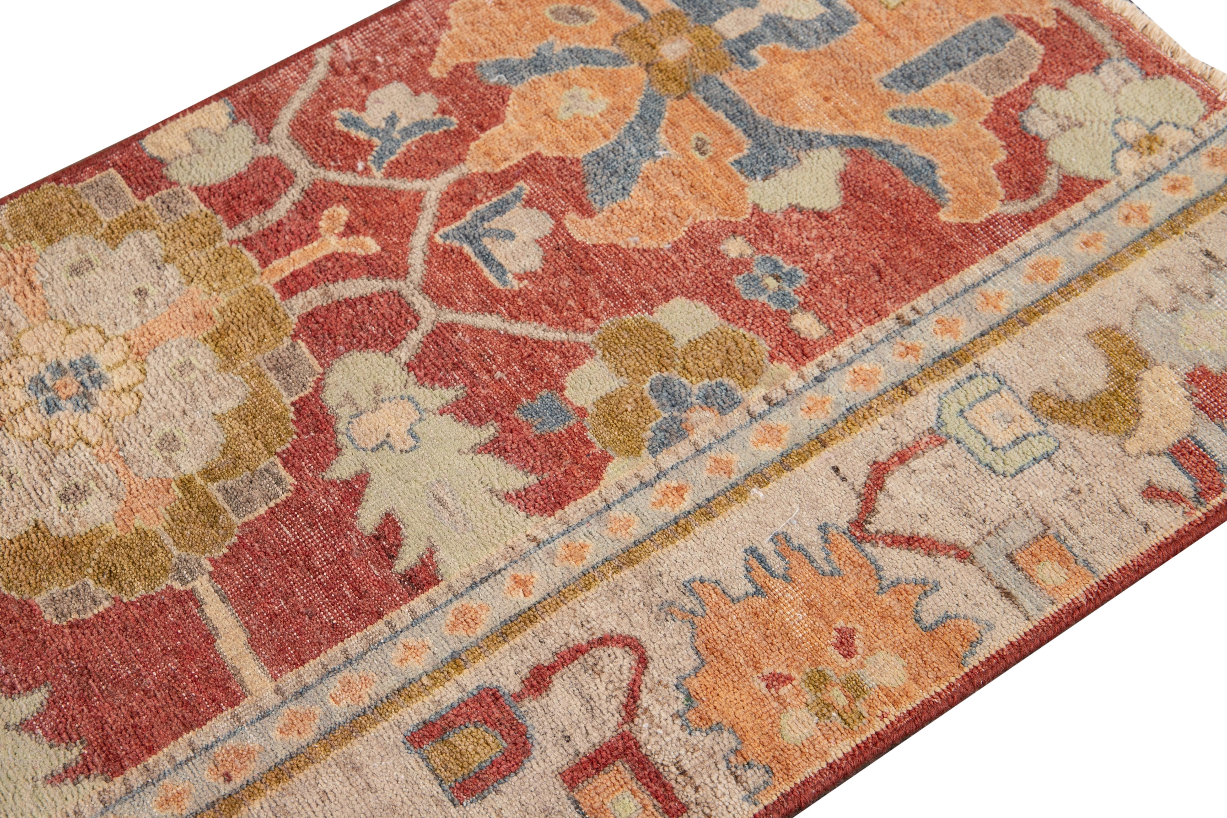 Wilton Kollektion Handgewebter moderner Teppich aus Wolle (21. Jahrhundert und zeitgenössisch) im Angebot
