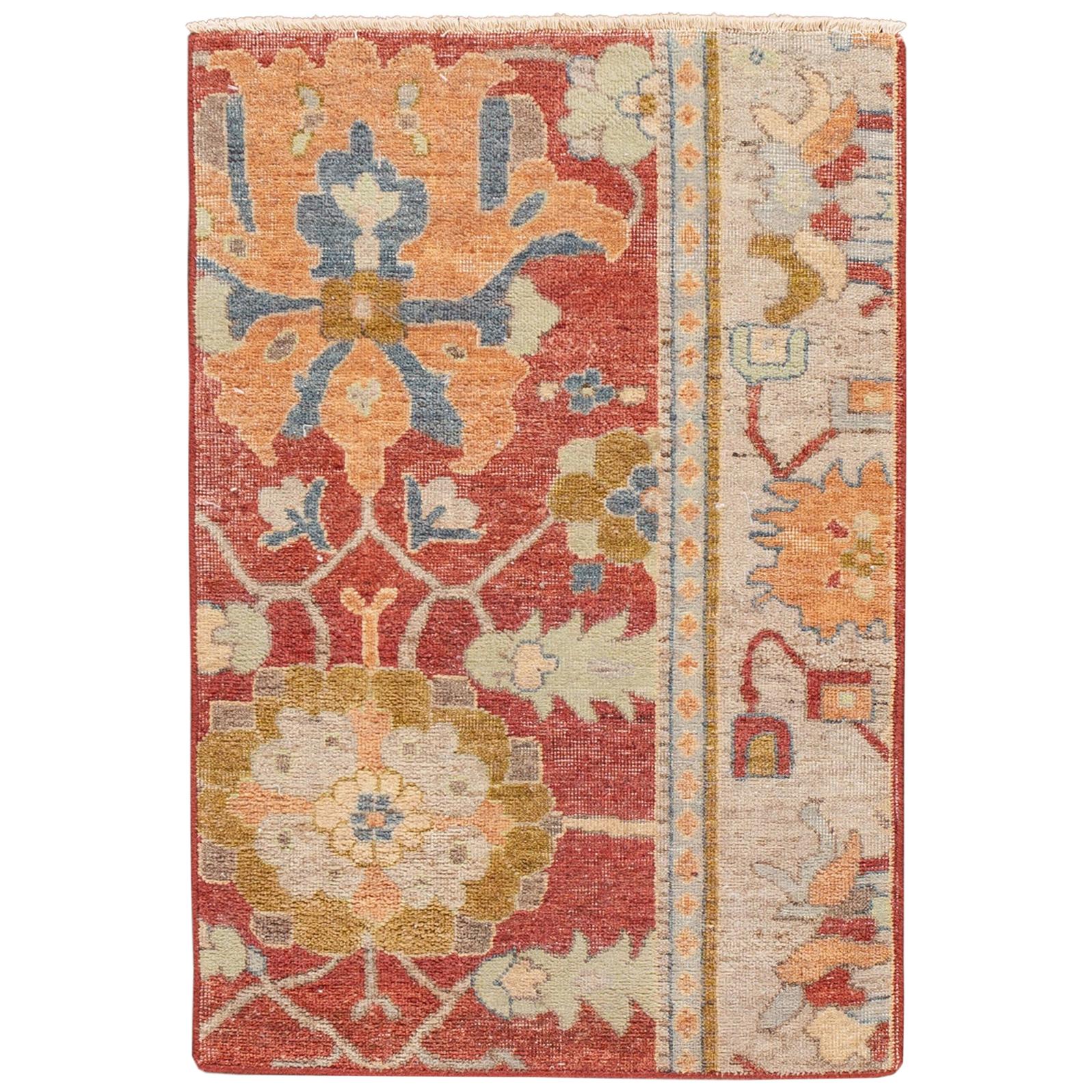 Wilton Collection Handwoven Wool Customized Modern Rug For Sale