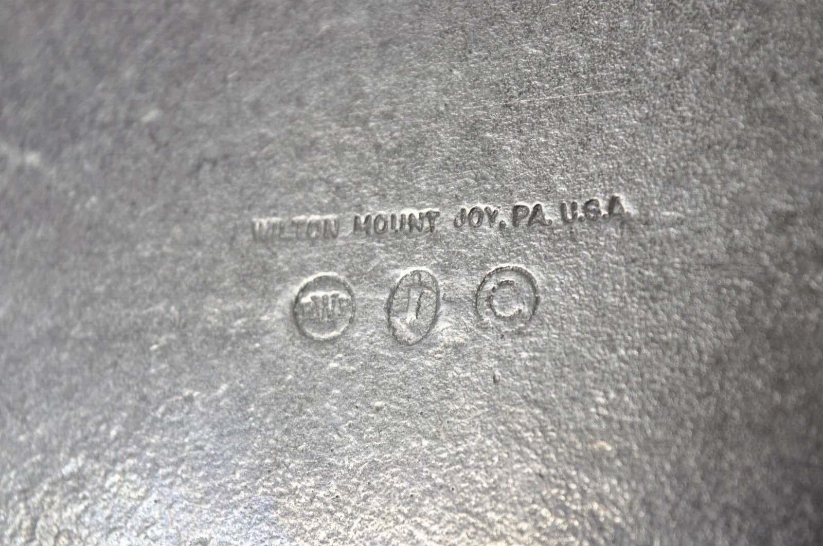 Wilton Mount Joy PA Silver Plated Cast Aluminum 14