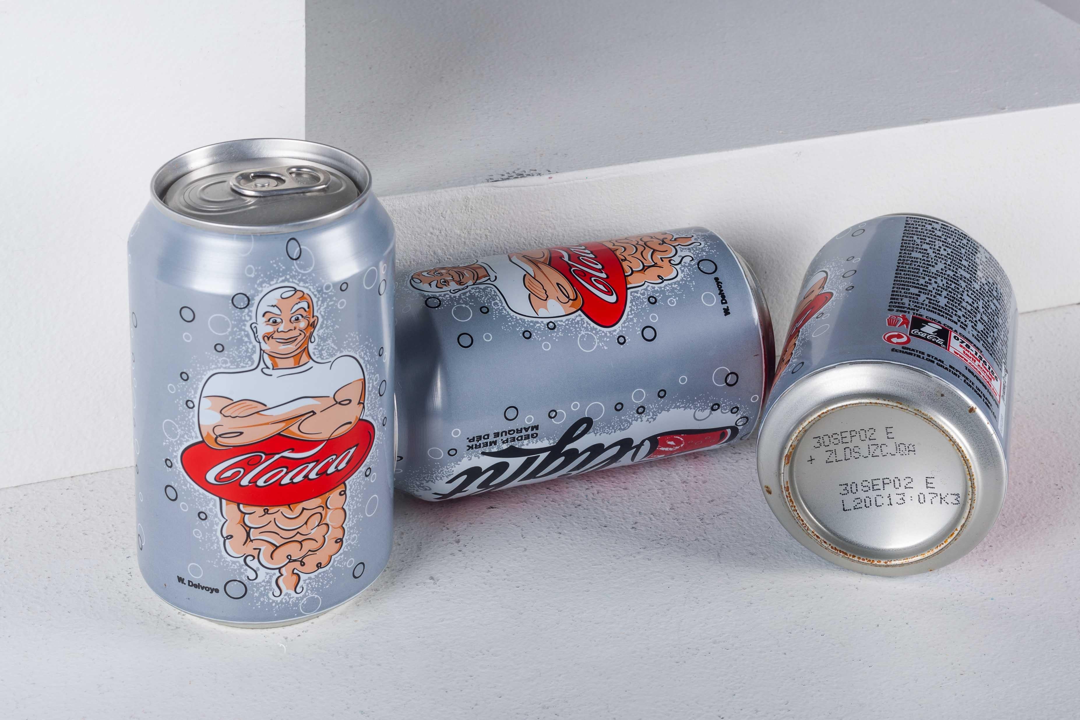 Post-Modern Wim Delvoye Cloaca Coke Light Cans, 2002 '3 Available, Price Per Can' For Sale