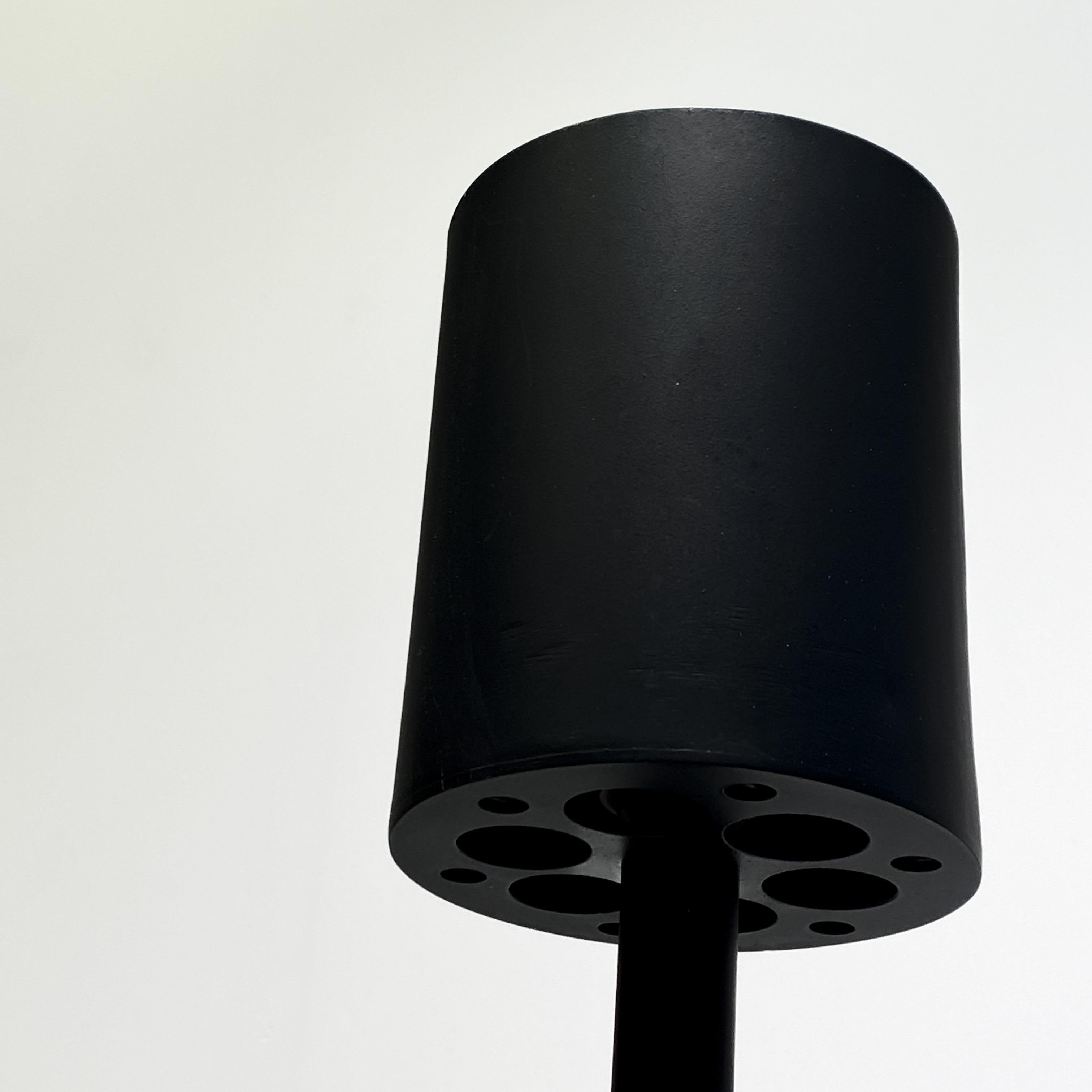Mid-Century Modern Wim den Boon, black one-off floorlamp icw Gispen, midcentury modern design 1950s For Sale