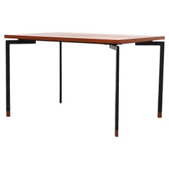 Wim Den Boon Style Teak and Metal Table