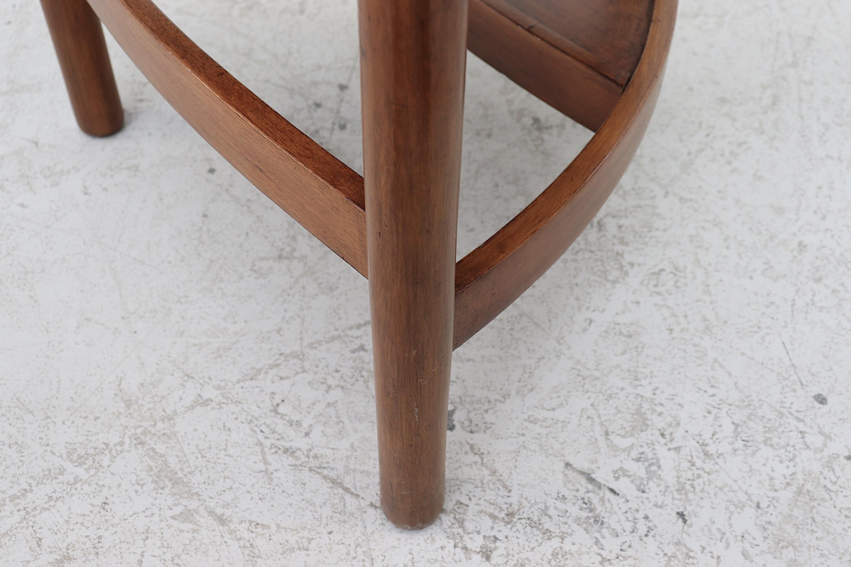 Chaise de joncs à trépieds style Wim Den Boon 3