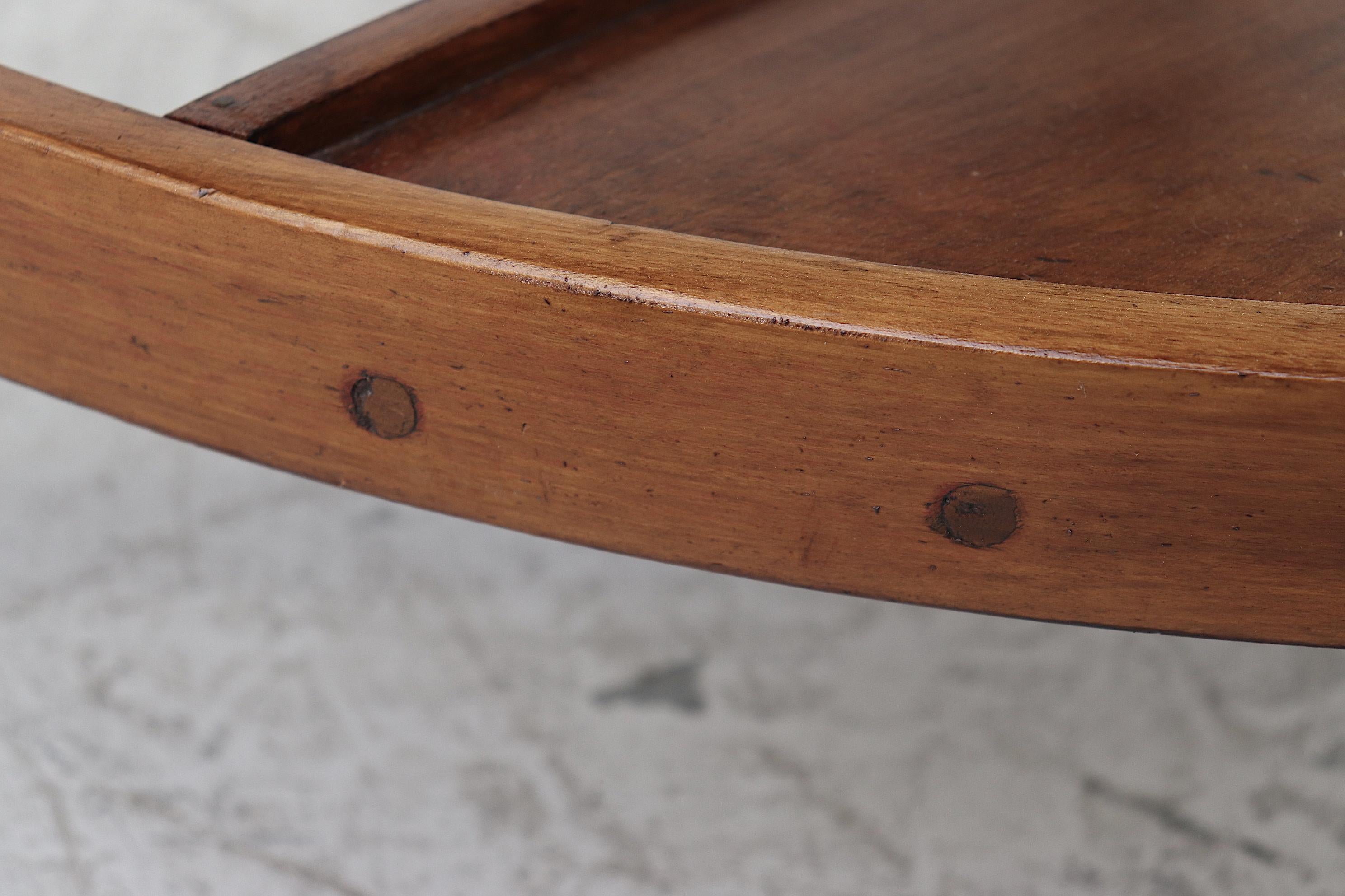 Chaise de joncs à trépieds style Wim Den Boon 5