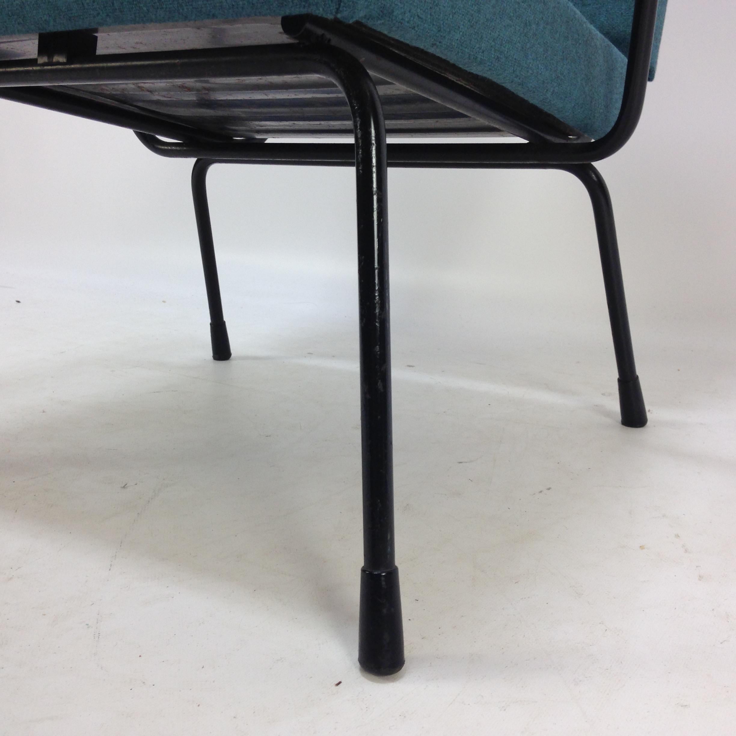 Wim Rietveld 1401 Lounge Chair für Gispen, 1950er Jahre (Stahl) im Angebot