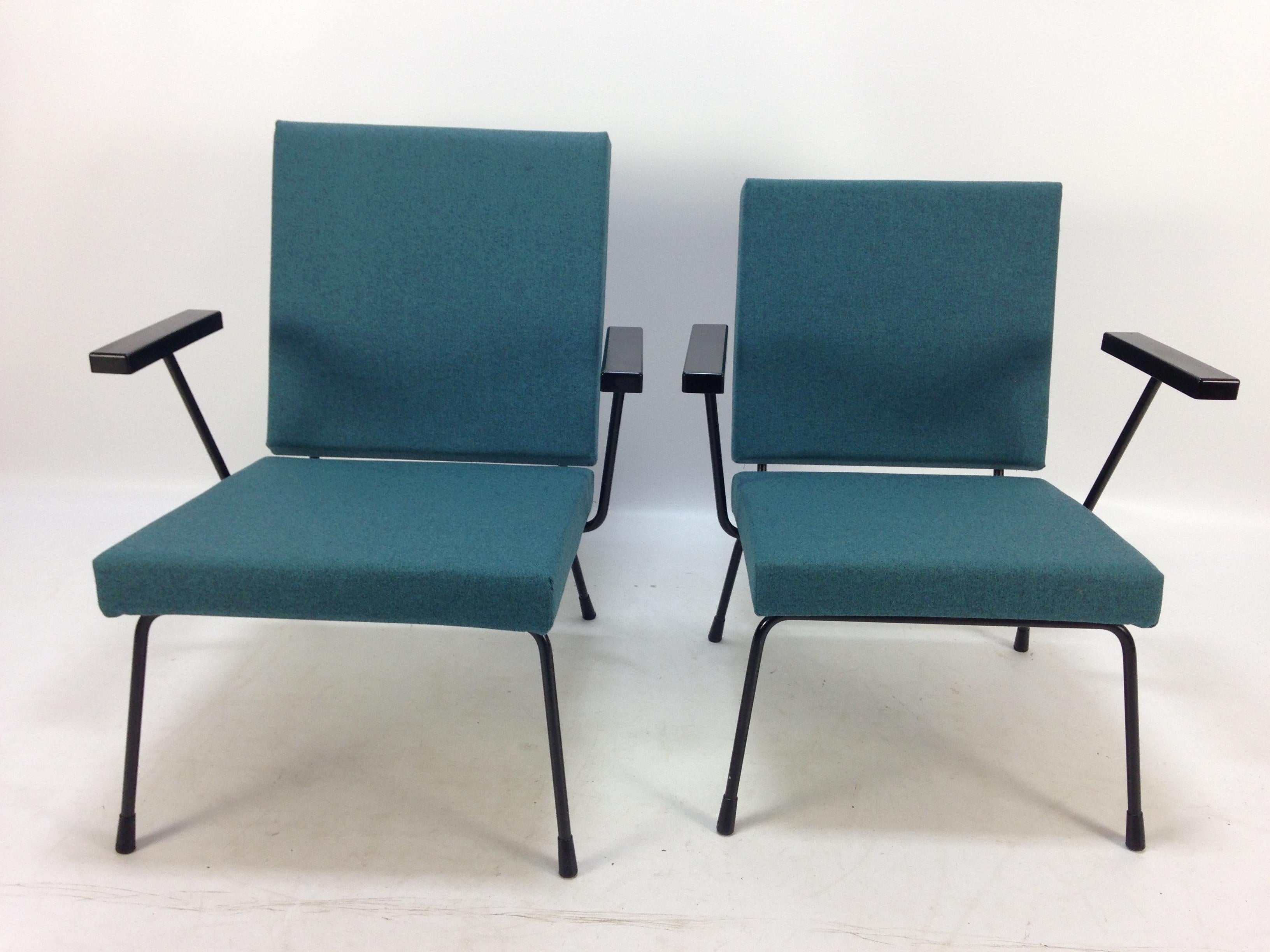 Wim Rietveld 1407 Silla de salón para Gispen, años 50 en venta 3