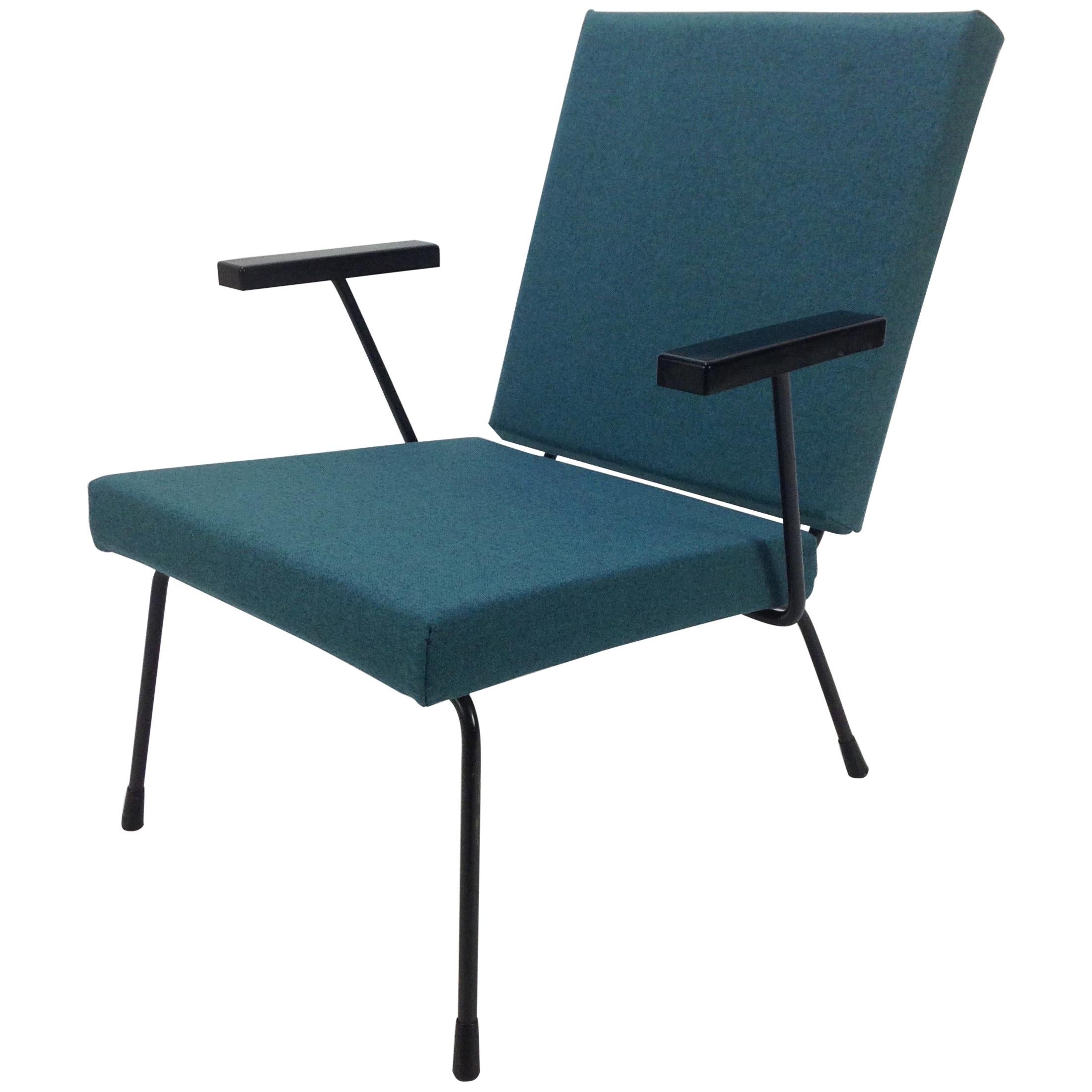 Wim Rietveld 1407 Lounge Chair for Gispen, 1950’s For Sale