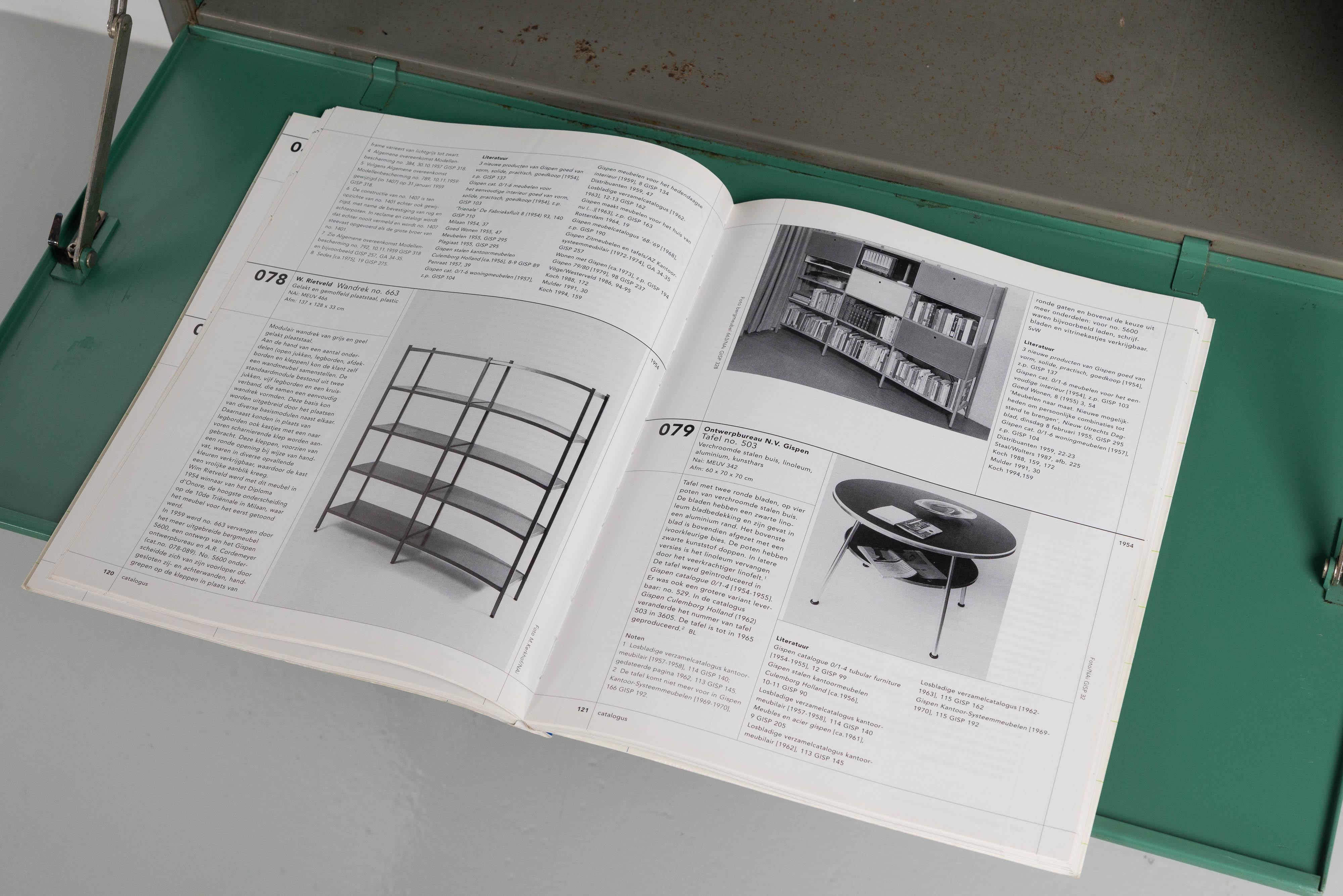 Libreria Wim Rietveld 663 di Gispen Culemborg 1954 in vendita 9