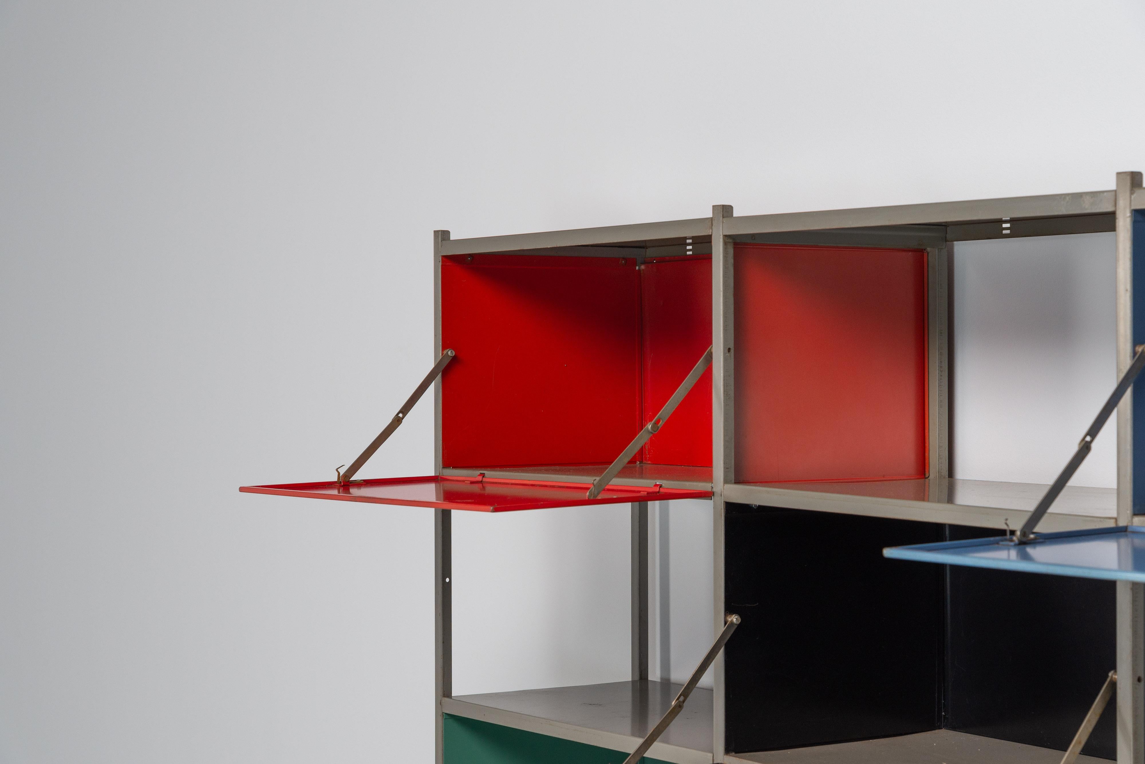 Wim Rietveld 663 bookcase Gispen Culemborg 1954 4