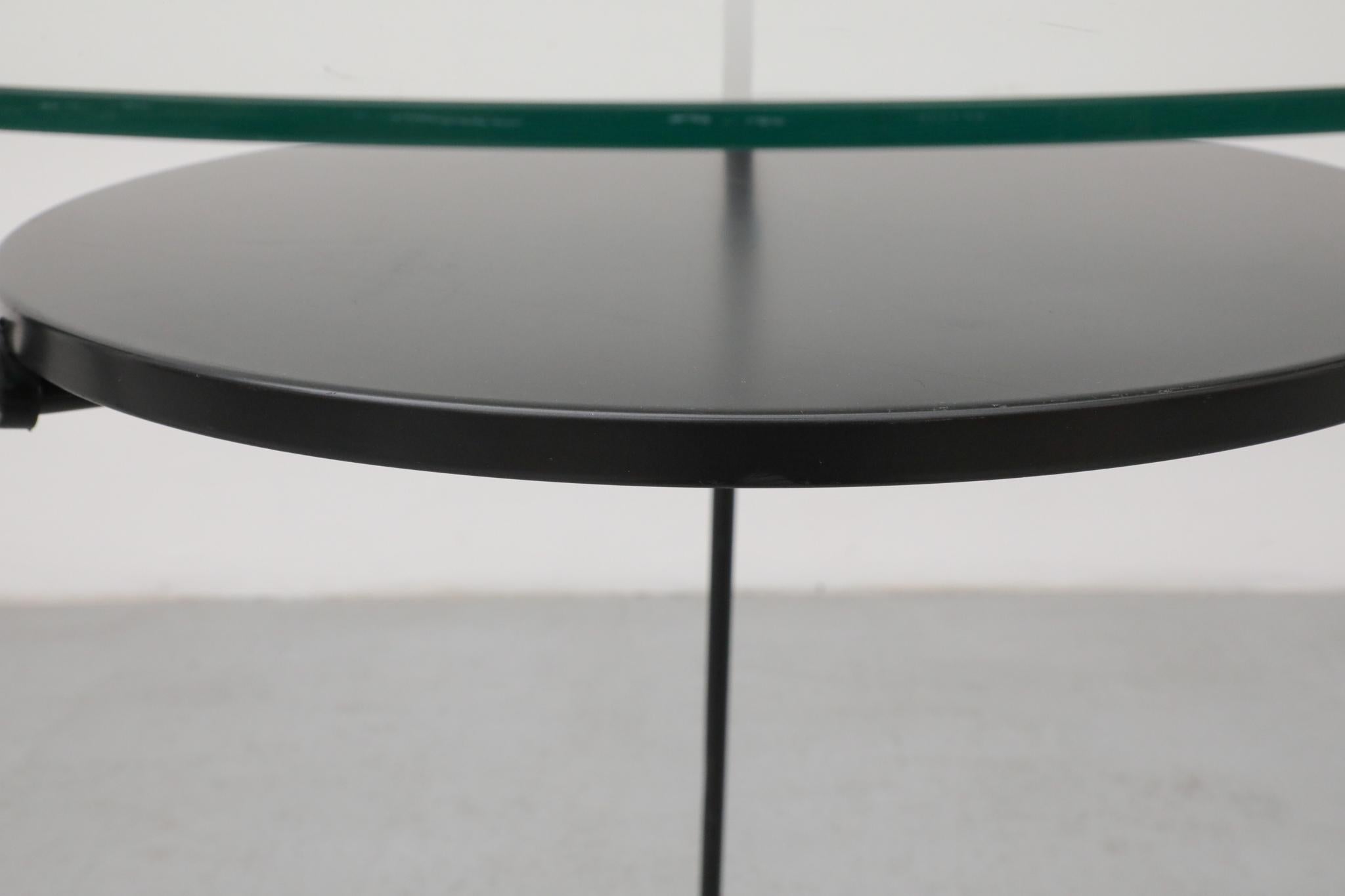 Wim Rietveld Mesa mosquitera extra alta con bandeja negra, Gispen, Países Bajos 1953 en venta 4