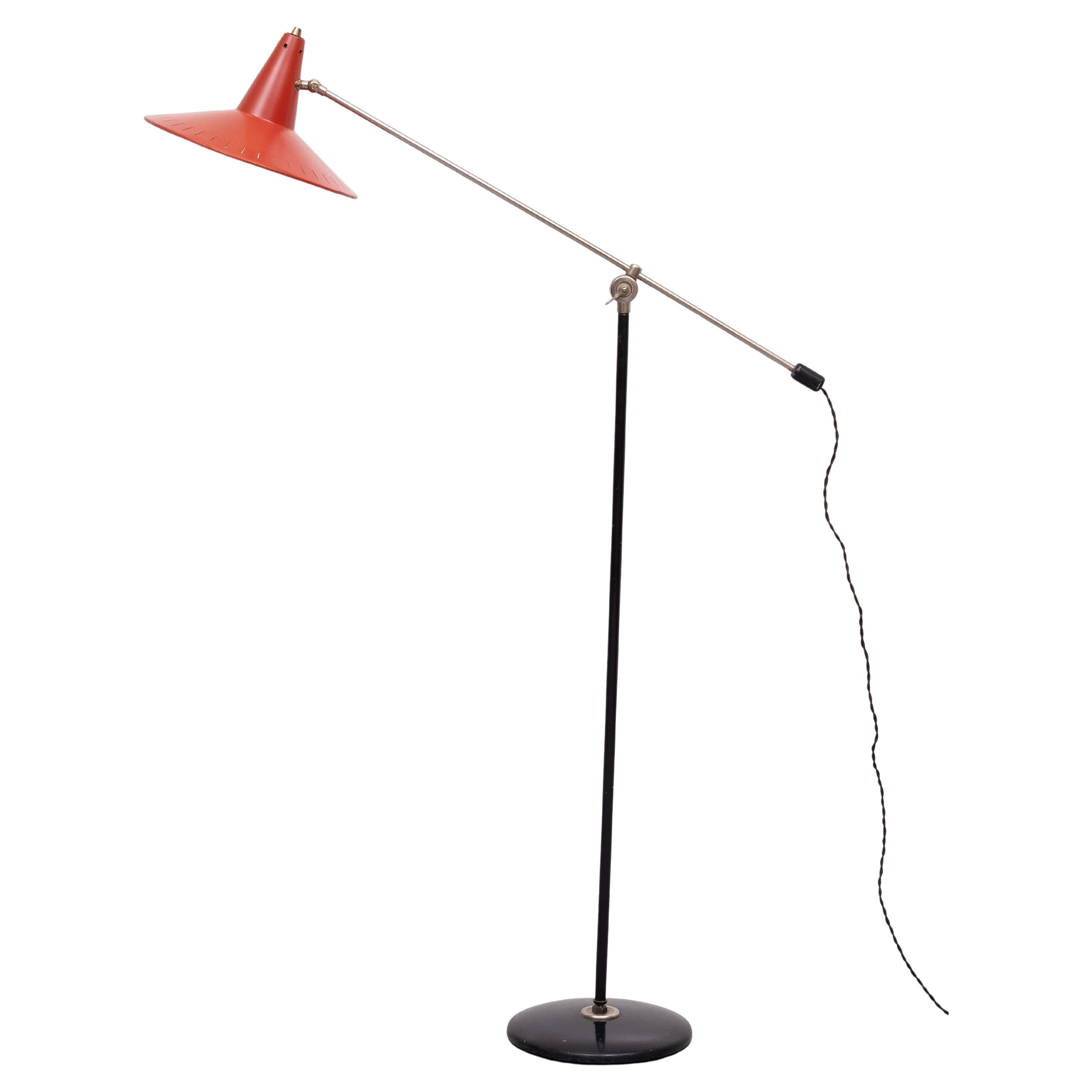 Wim Rietveld  Lampadaire Hollande des années 1960