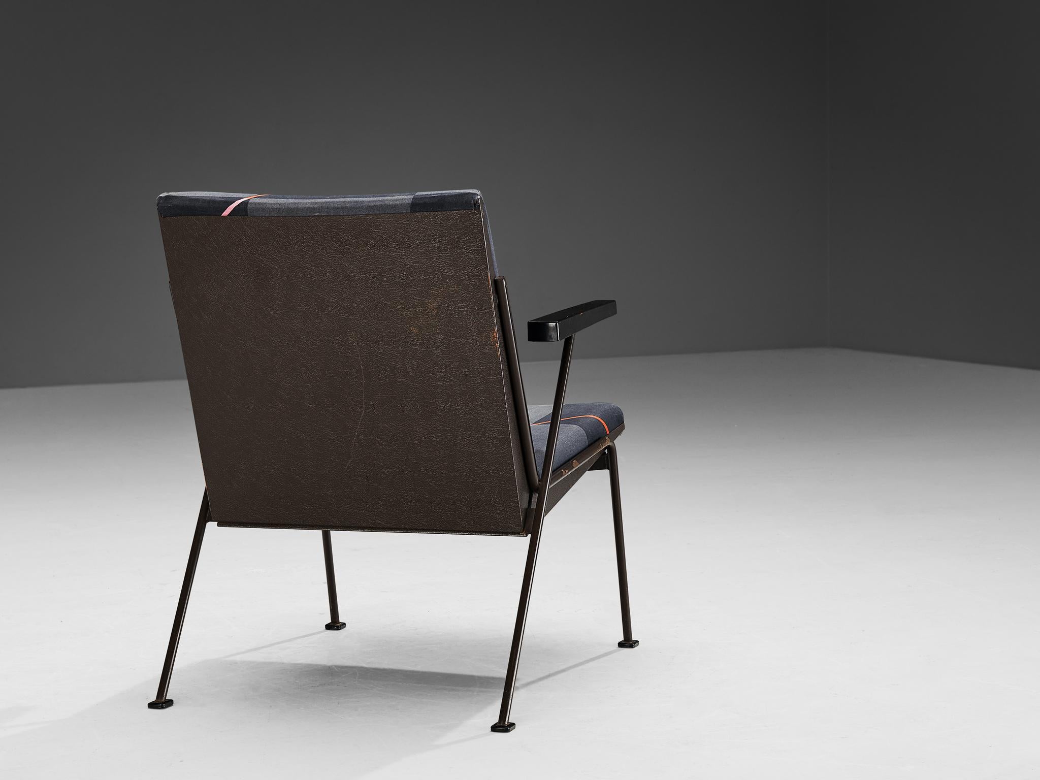 Steel Wim Rietveld for Ahrend De Cirkel 'Oase' Lounge Chairs  For Sale
