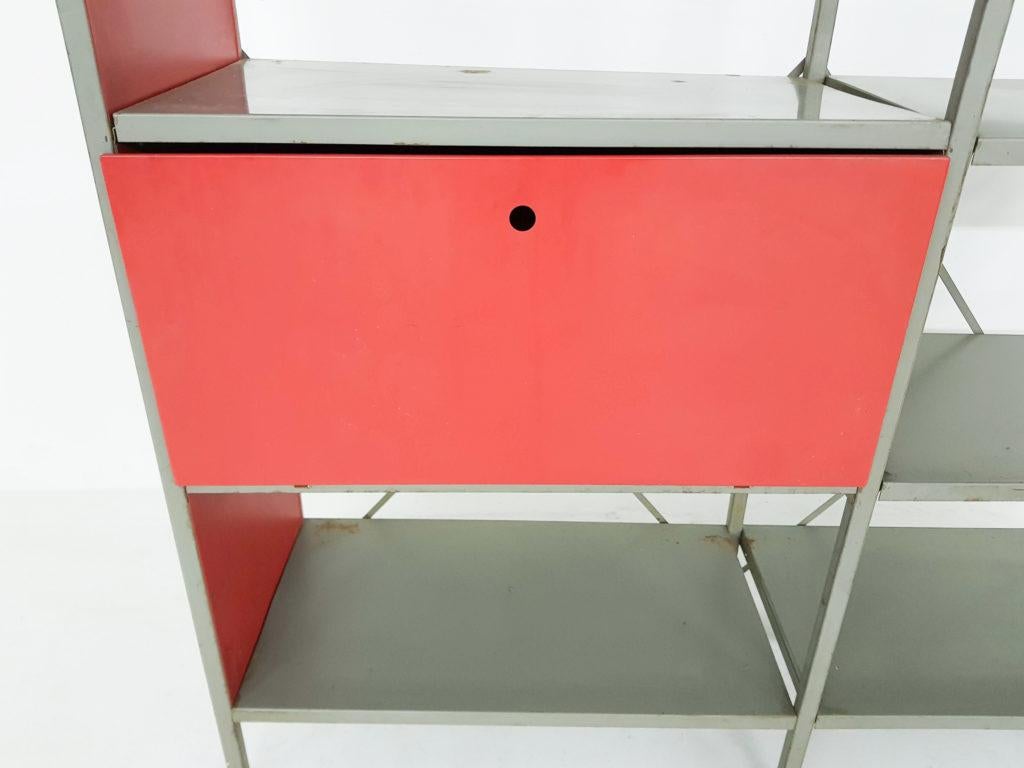 Metal Wim Rietveld for Gispen No. 633 Book Case or Shelve, the Netherlands, 1954