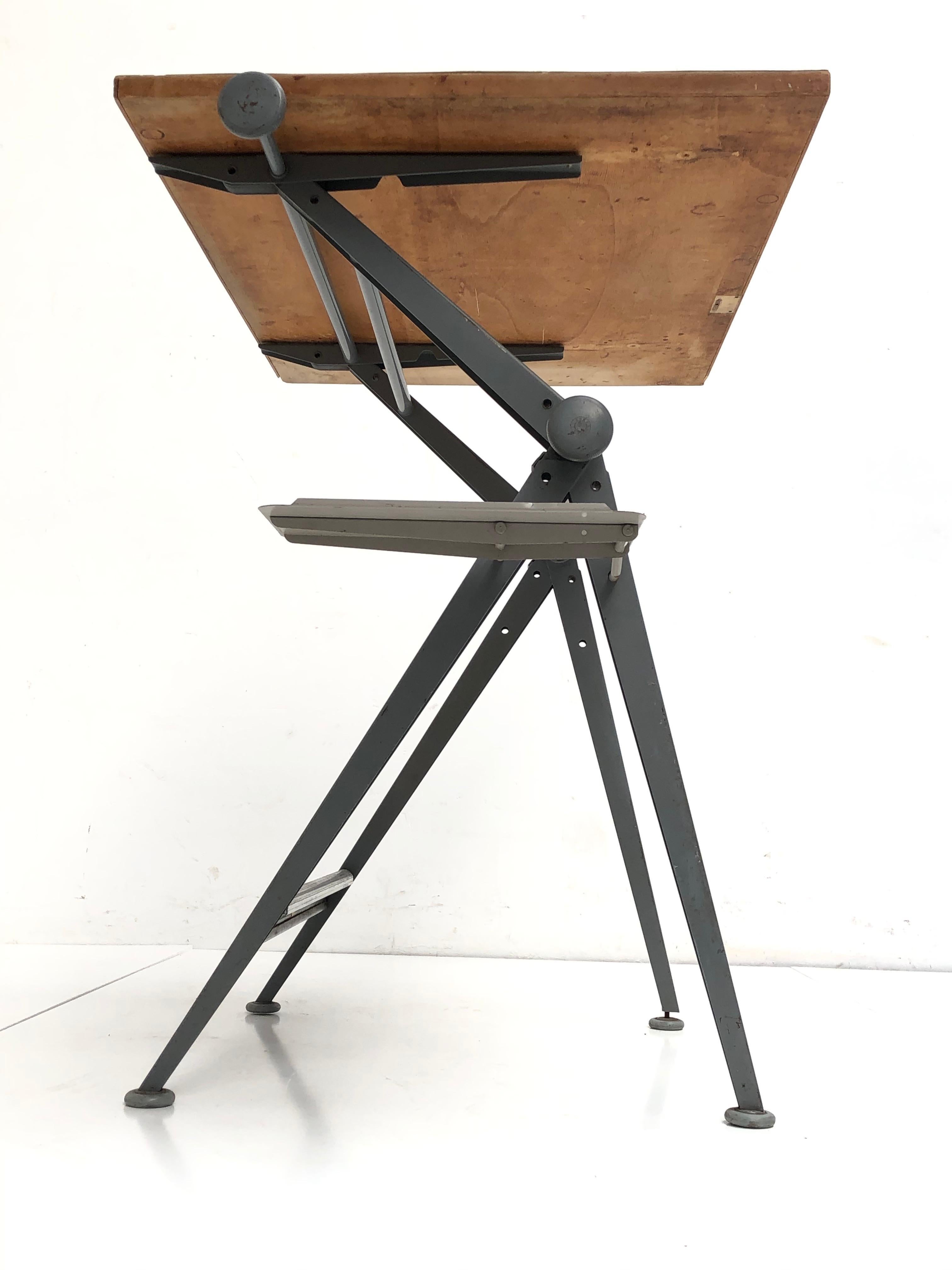 Wim Rietveld and Friso Kramer Reply Drafting Table 1959 Ahrend the Netherlands 4
