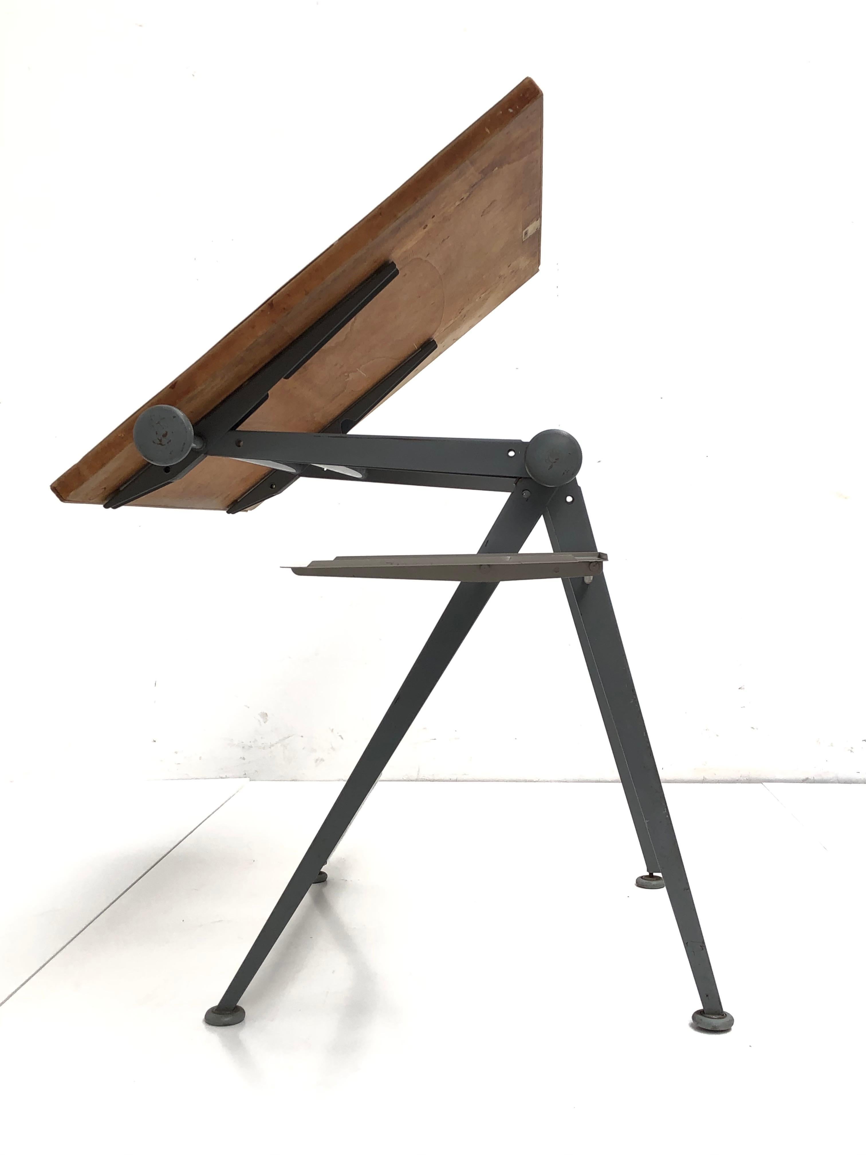 Wim Rietveld and Friso Kramer Reply Drafting Table 1959 Ahrend the Netherlands 5