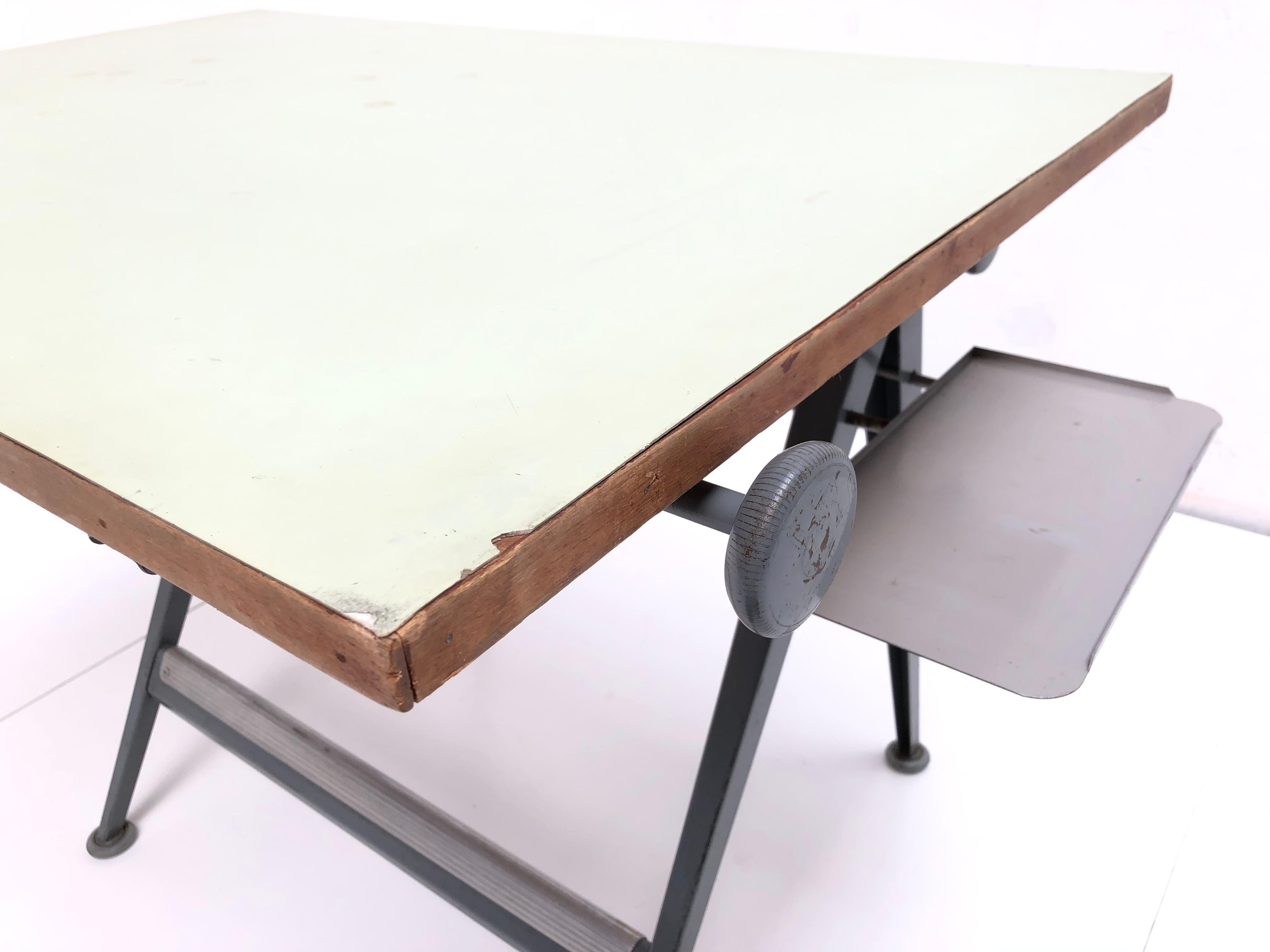 Wim Rietveld and Friso Kramer Reply Drafting Table 1959 Ahrend the Netherlands 10