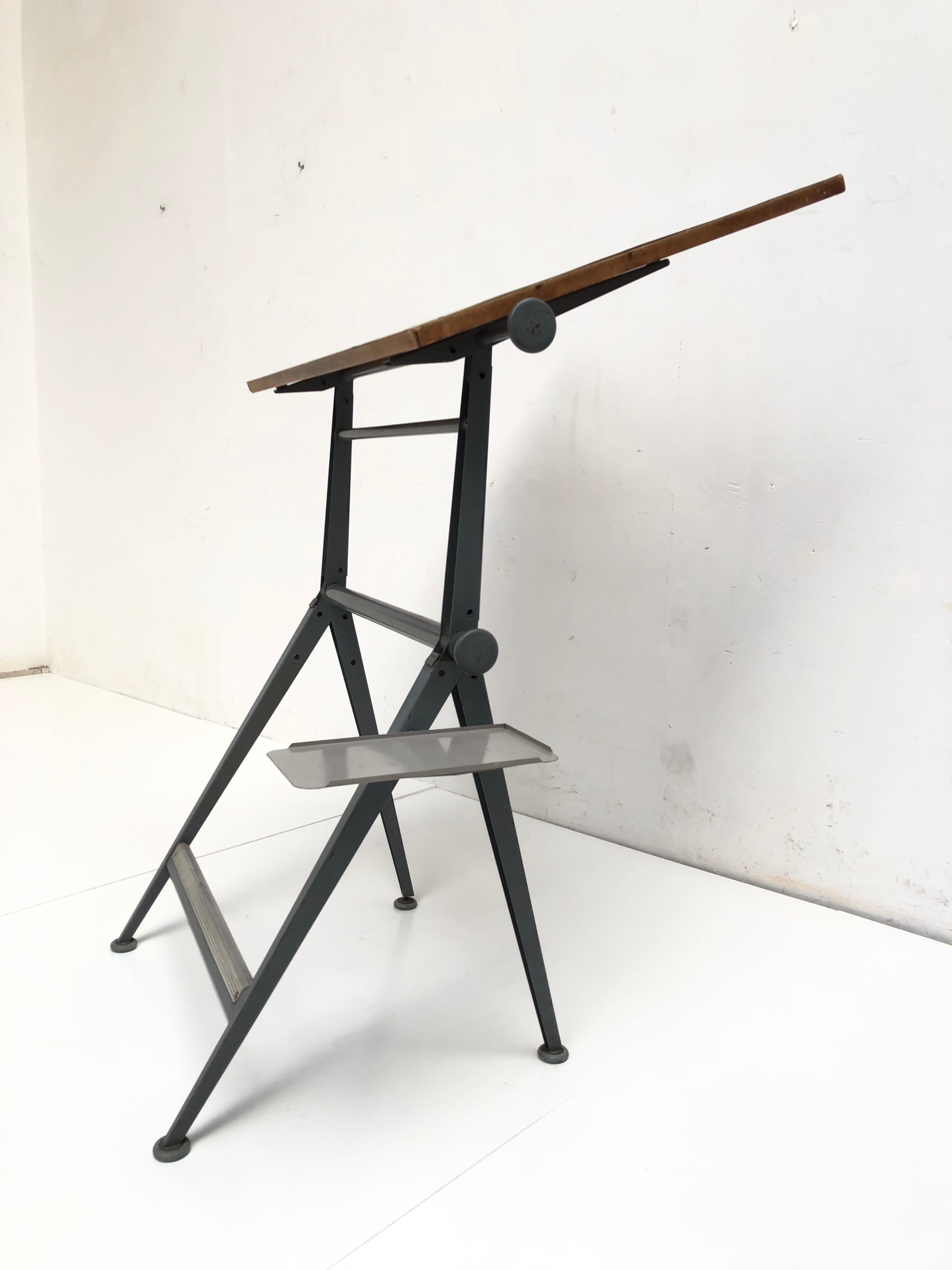 Mid-20th Century Wim Rietveld and Friso Kramer Reply Drafting Table 1959 Ahrend the Netherlands