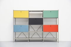 Wim Rietveld Gispen 663 Modular Bookcase Cabinet 1954