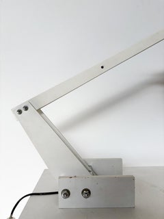 Lámpara de escritorio industrial Wim Rietveld, años 60