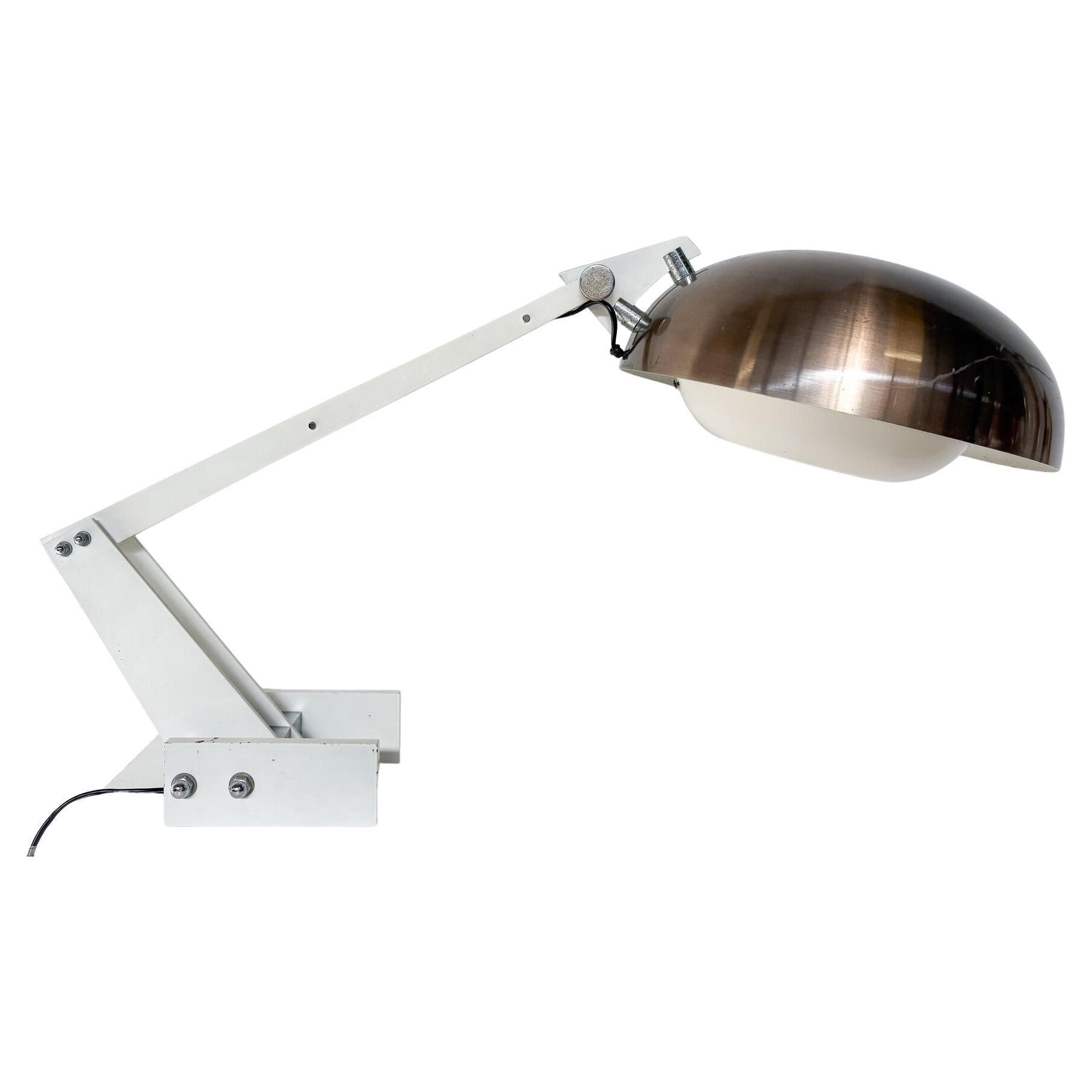 Wim Rietveld Industrial Desk Lamp, 1960s