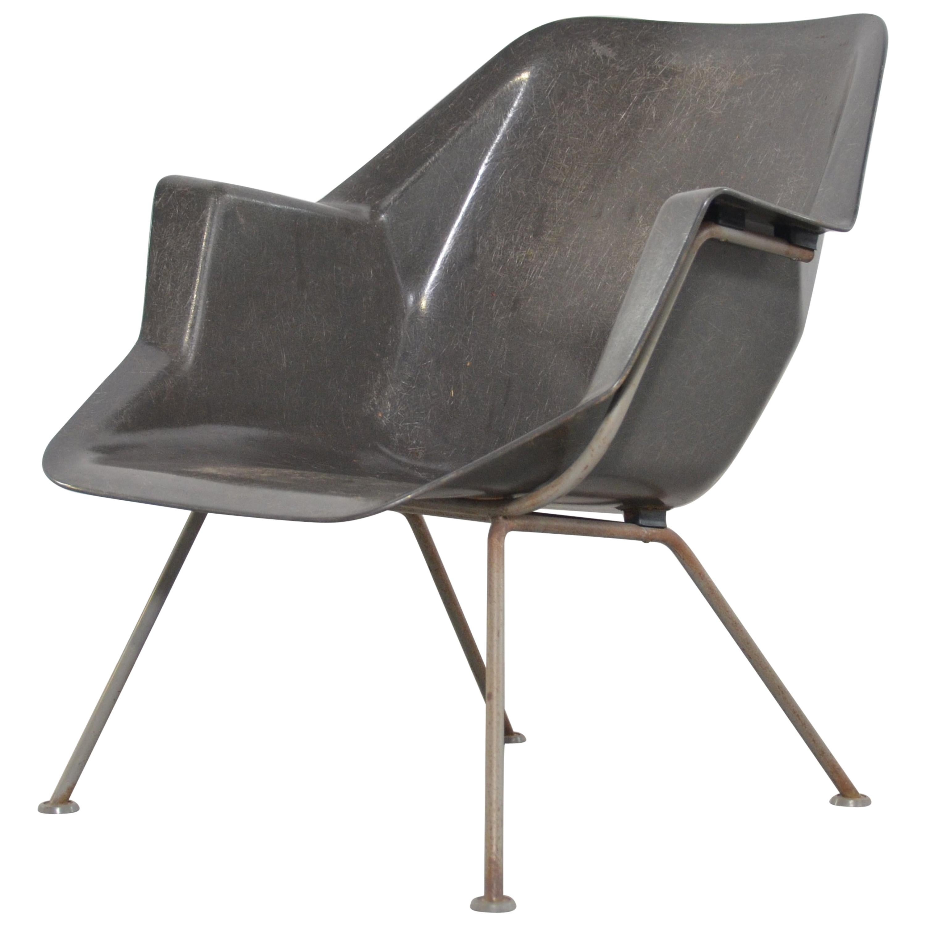 Wim Rietveld Polyester Lounge Chair 416 for Gispen, Netherlands 