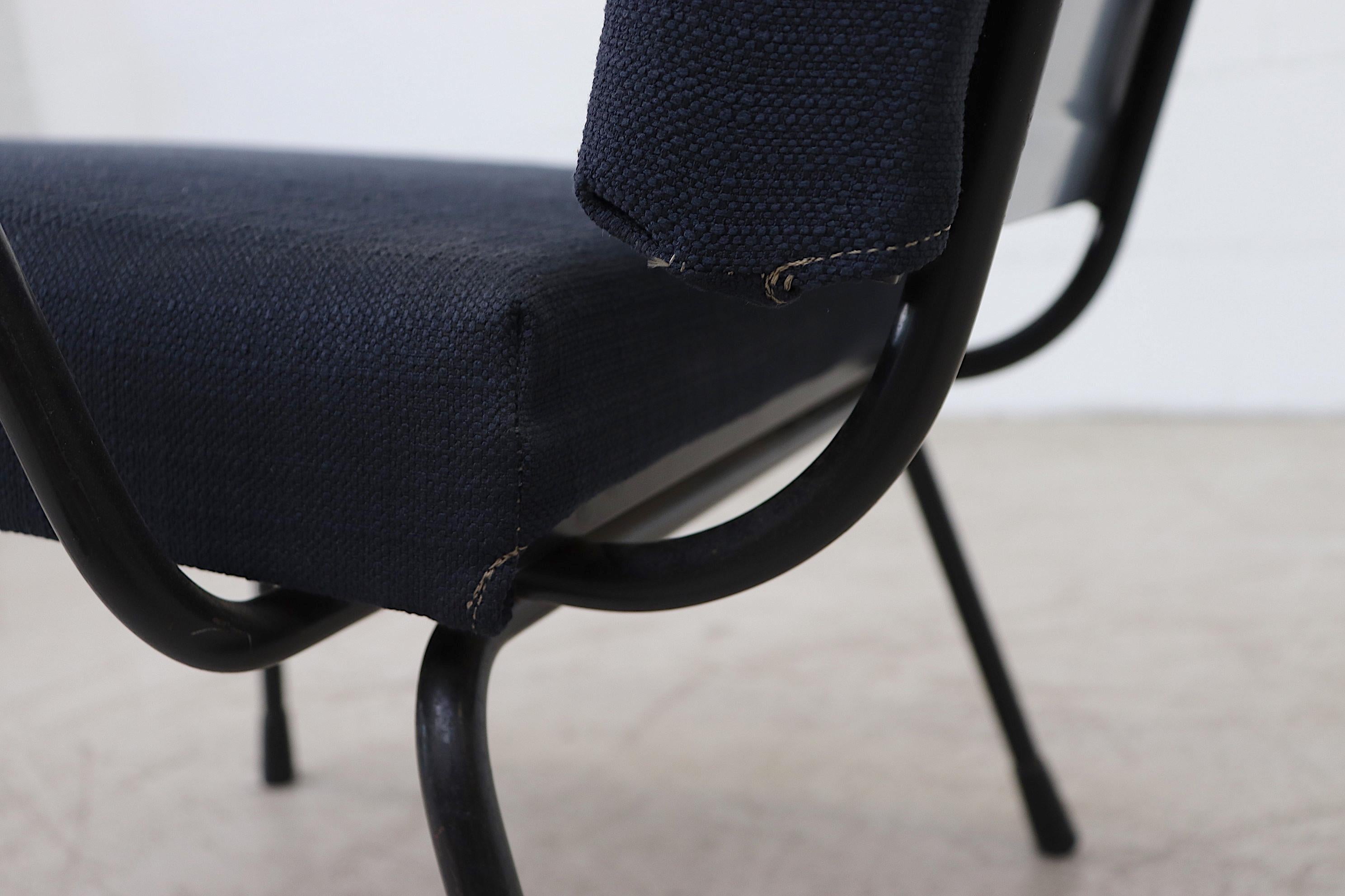 Pair of Wim Rietveld Model 1401 Lounge Chairs for Gispen 5