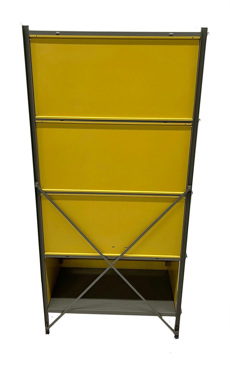 Lacquered Wim Rietveld Modular Wall Cabinet For Sale