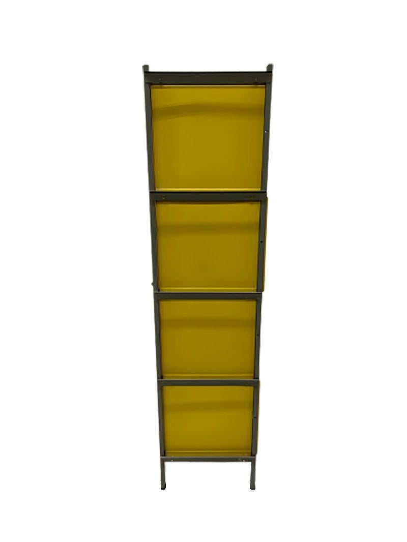 Lacquered Wim Rietveld Modular Wall Cabinet For Sale