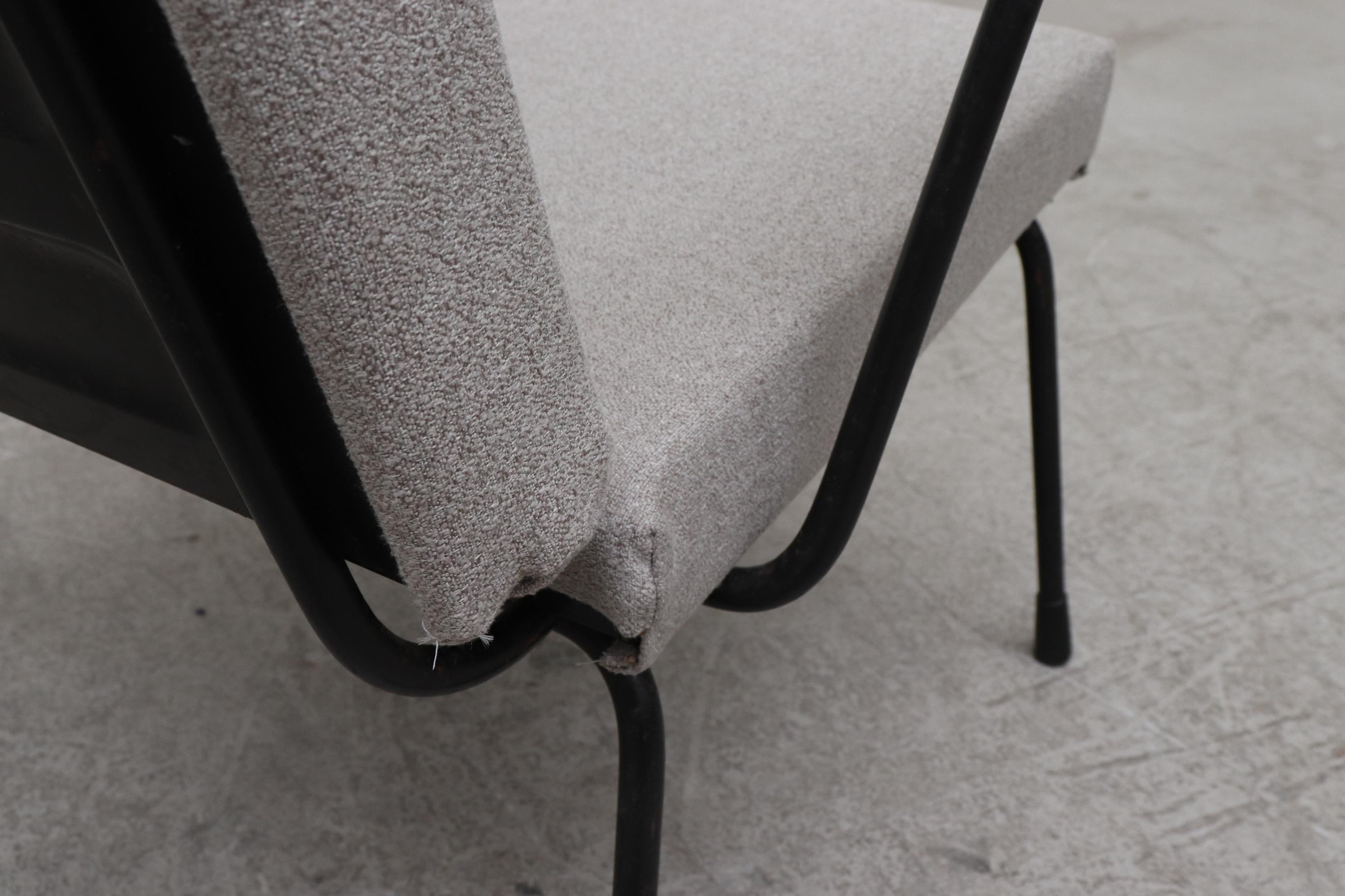 Fabric Wim Rietveld No 1401 Lounge Chairs for Gispen