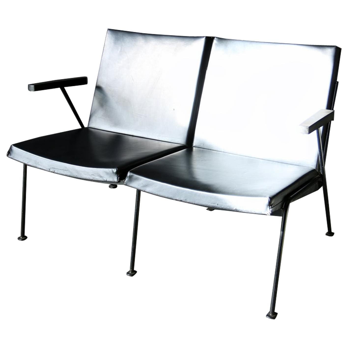 Wim Rietveld Oase Ahrend 2-Seat Sofa Very Rare Midcentury Design