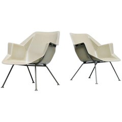 Wim Rietveld Polyester Chairs Model 416 Gispen, 1957