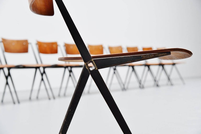 Wim Rietveld Pyramid Chairs Ahrend de Cirkel, 1960 at 1stDibs