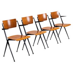 Wim Rietveld Pyramid dining chairs Ahrend de Cirkel The Netherlands 1960