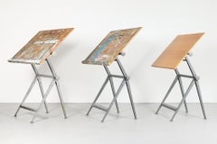 Tables à dessin "Reply" de Wim Rietveld pour Ahrend de Cirkel, 1958