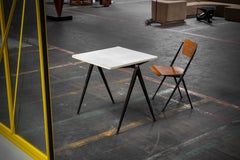 Wim Rietveld small Pyramid table Ahrend Netherlands 1960