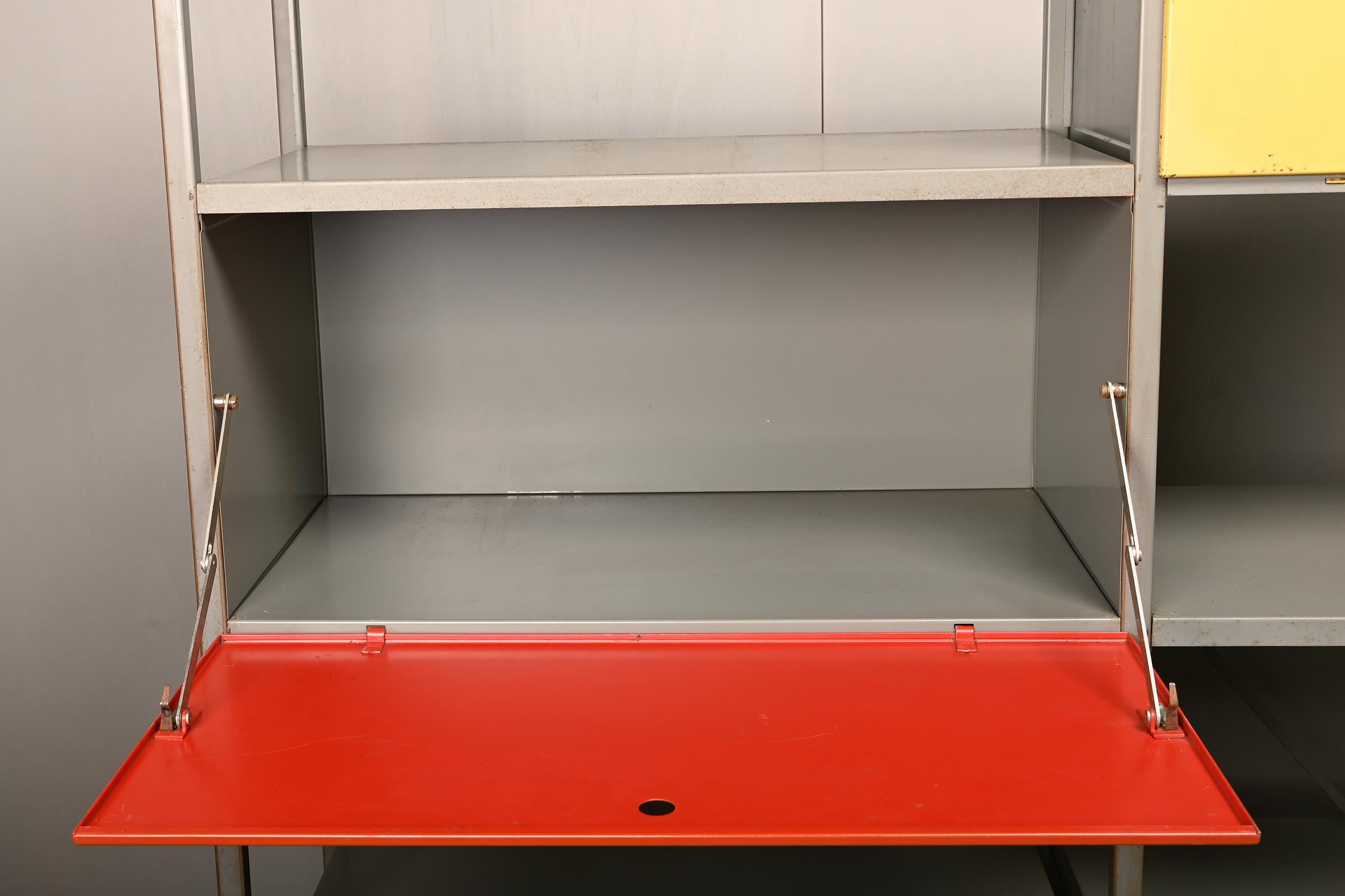 Wim Rietveld Wall Unit and Bookcase Model 663  for Gispen, Dutch Modernism 10