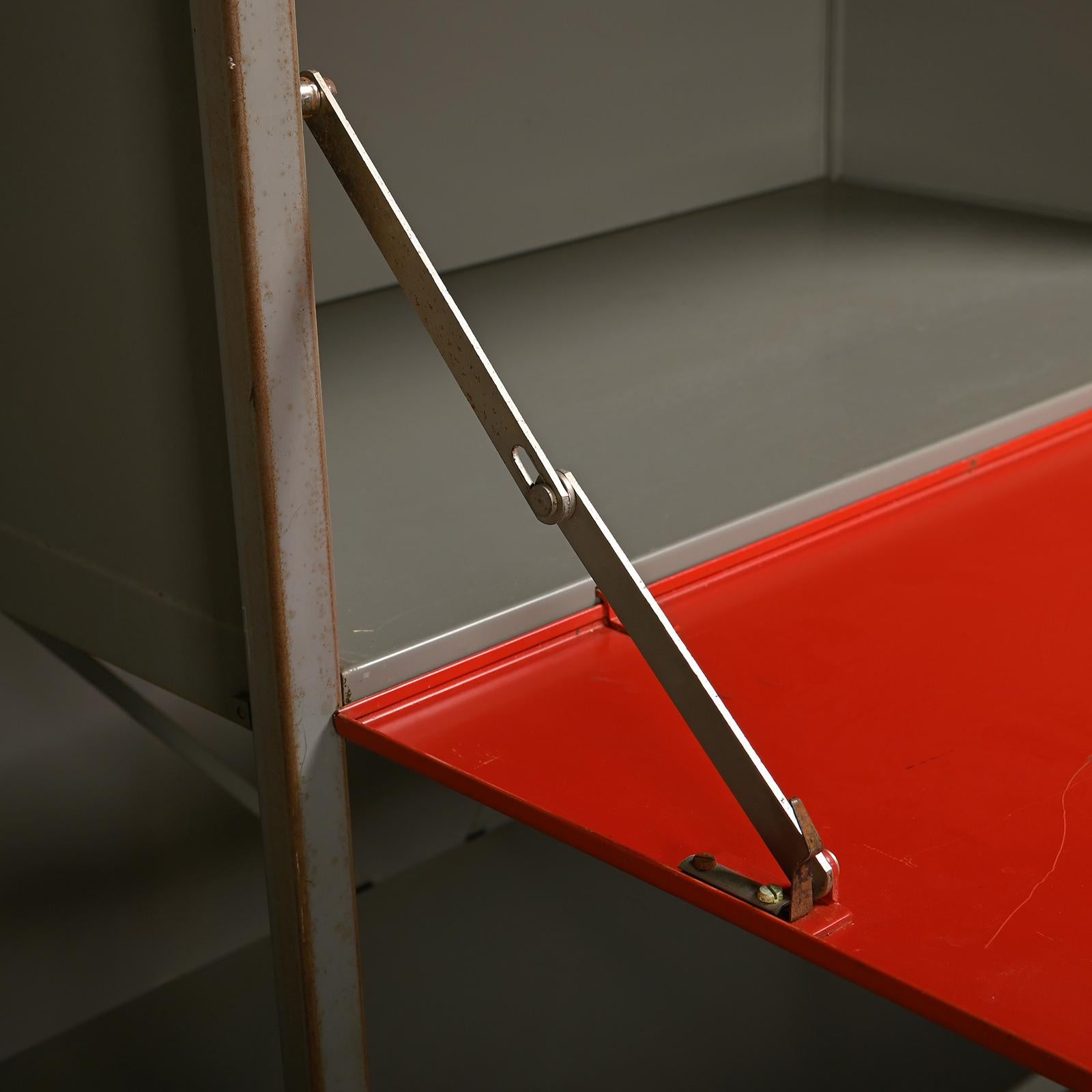 Wim Rietveld Wall Unit and Bookcase Model 663  for Gispen, Dutch Modernism 12