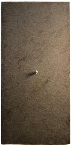 "No Direction", Large Mixed Media Sculpture, Contemporary Minimalism, Figures