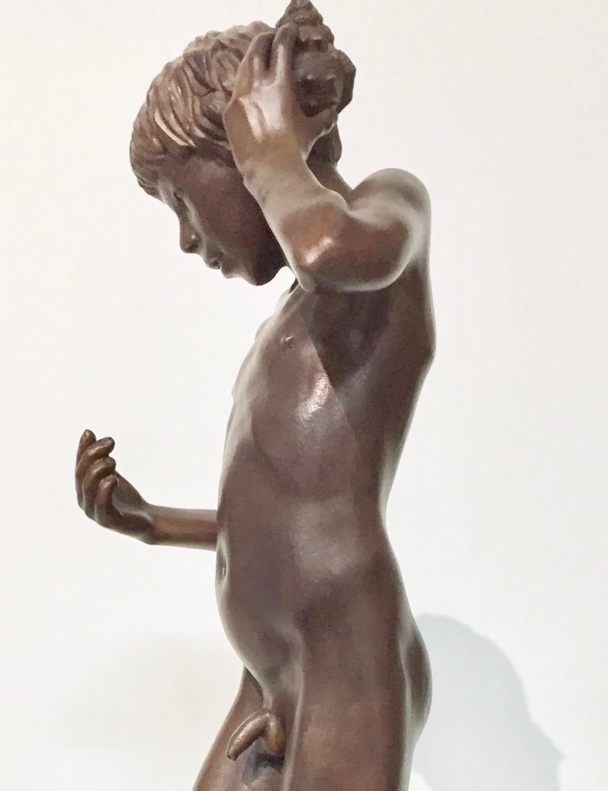 nude boy sculpture