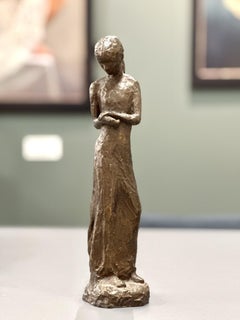 Jessie- 21st Century Bronze Sculpture of a Young Girl