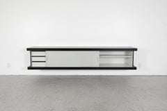 Wim Wilson Modello D242 in bianco e nero con credenza a muro per Castelijn, 1964