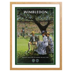 Wimbledon Championships Oak Frame Poster, 1995