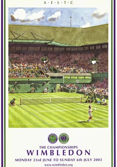 Wimbledon Championships Unframed Poster by M. Cook, 2003