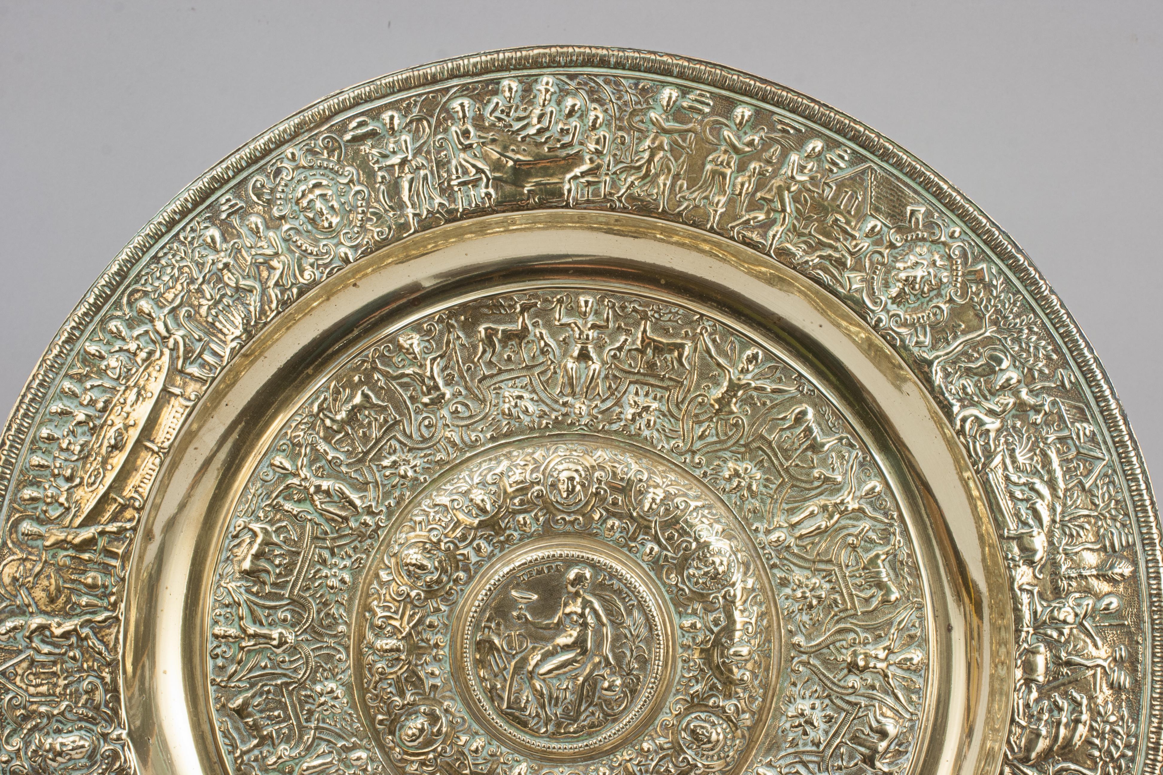 Brass Wimbledon Ladies Trophy Rosewater Dish