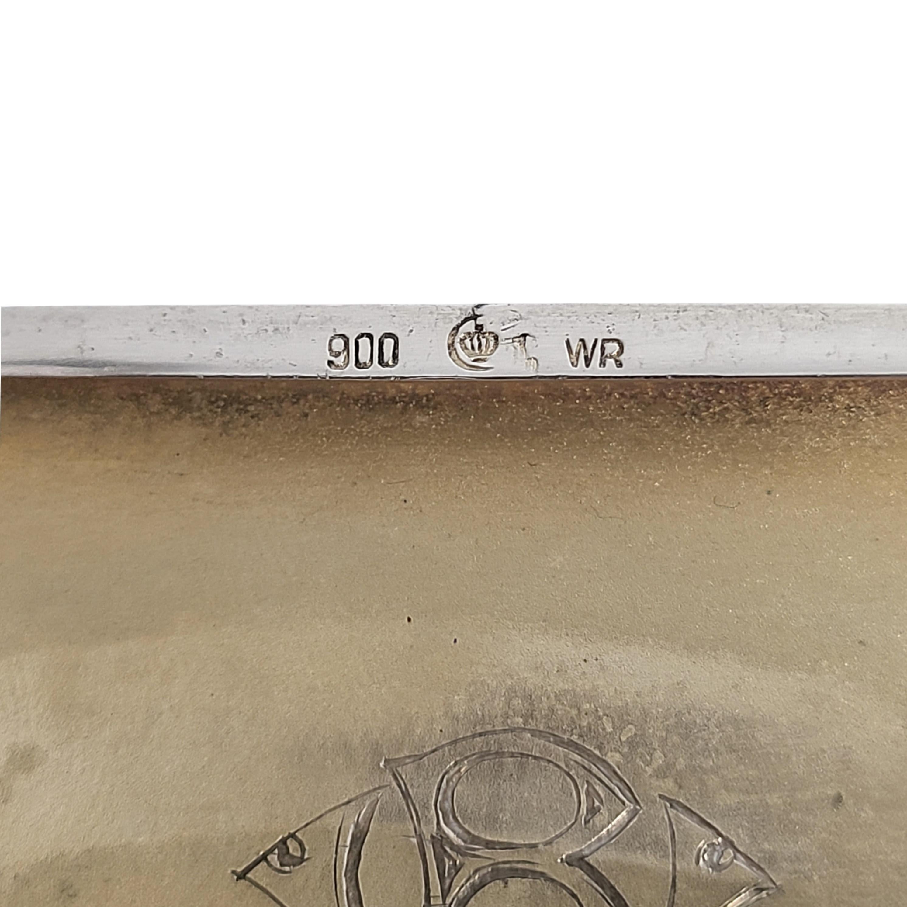 Wimmer & Rieth Germany 900 Silver Cigarette Case 2