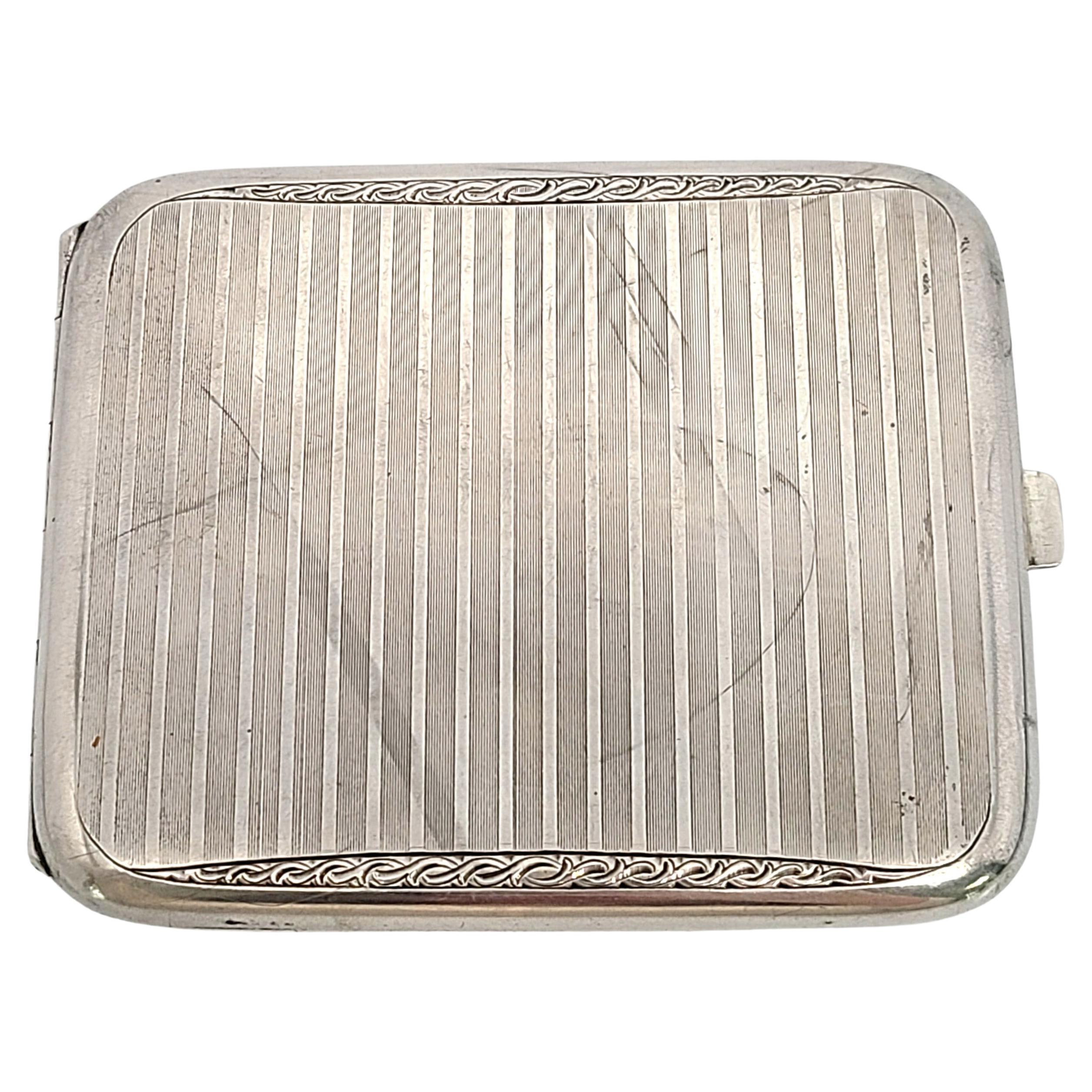 Wimmer & Rieth Germany 900 Silver Cigarette Case